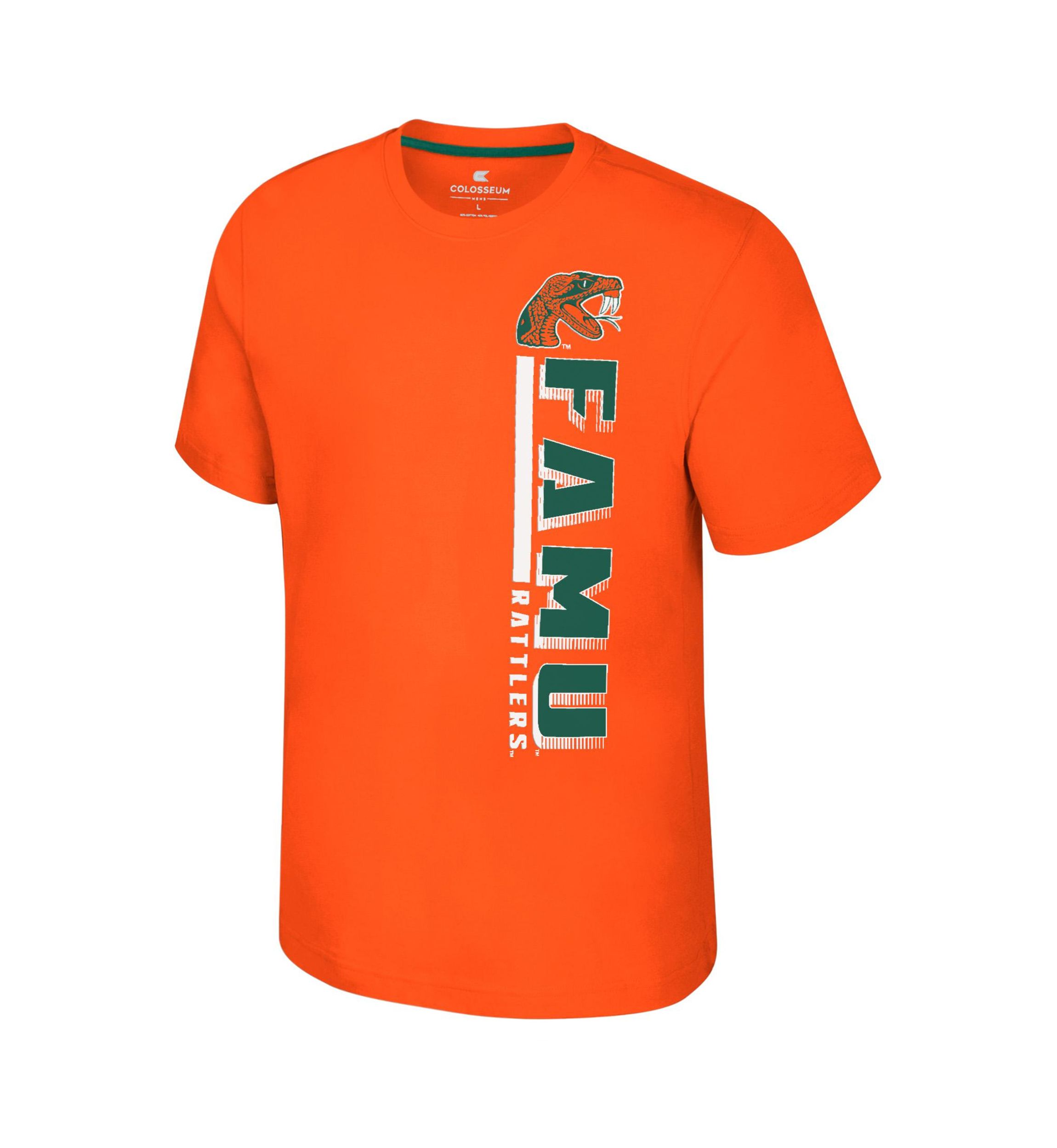 NCAA Florida A&M Rattlers Bar Short Sleeve Graphic T-Shirt