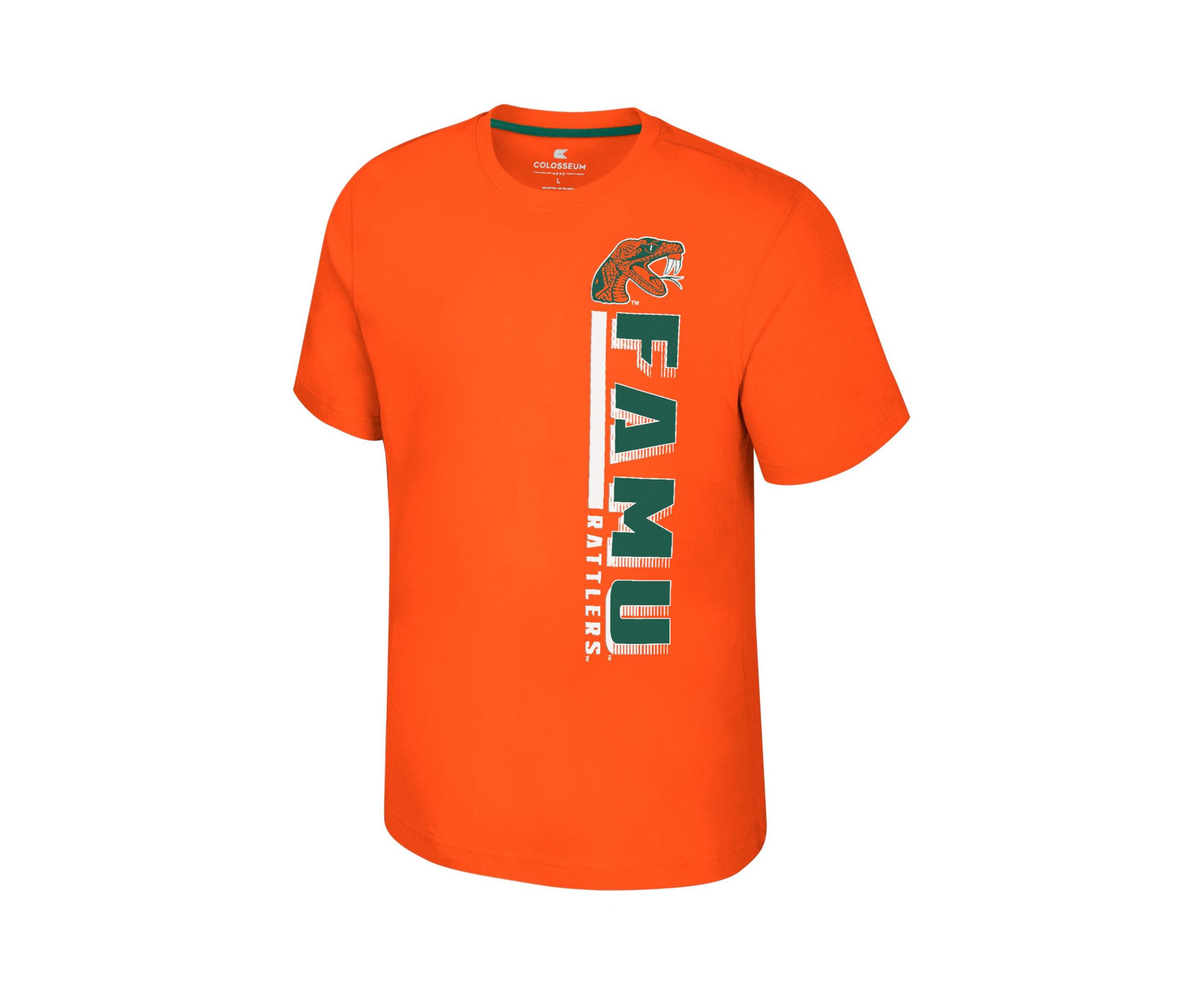 NCAA Florida A&M Rattlers Bar Short Sleeve Graphic T-Shirt