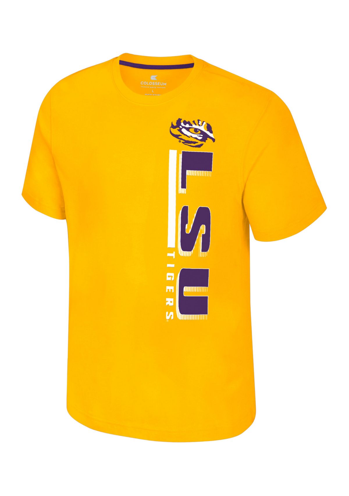 NCAA LSU Tigers Short Sleeve Bar Graphic T-Shirt