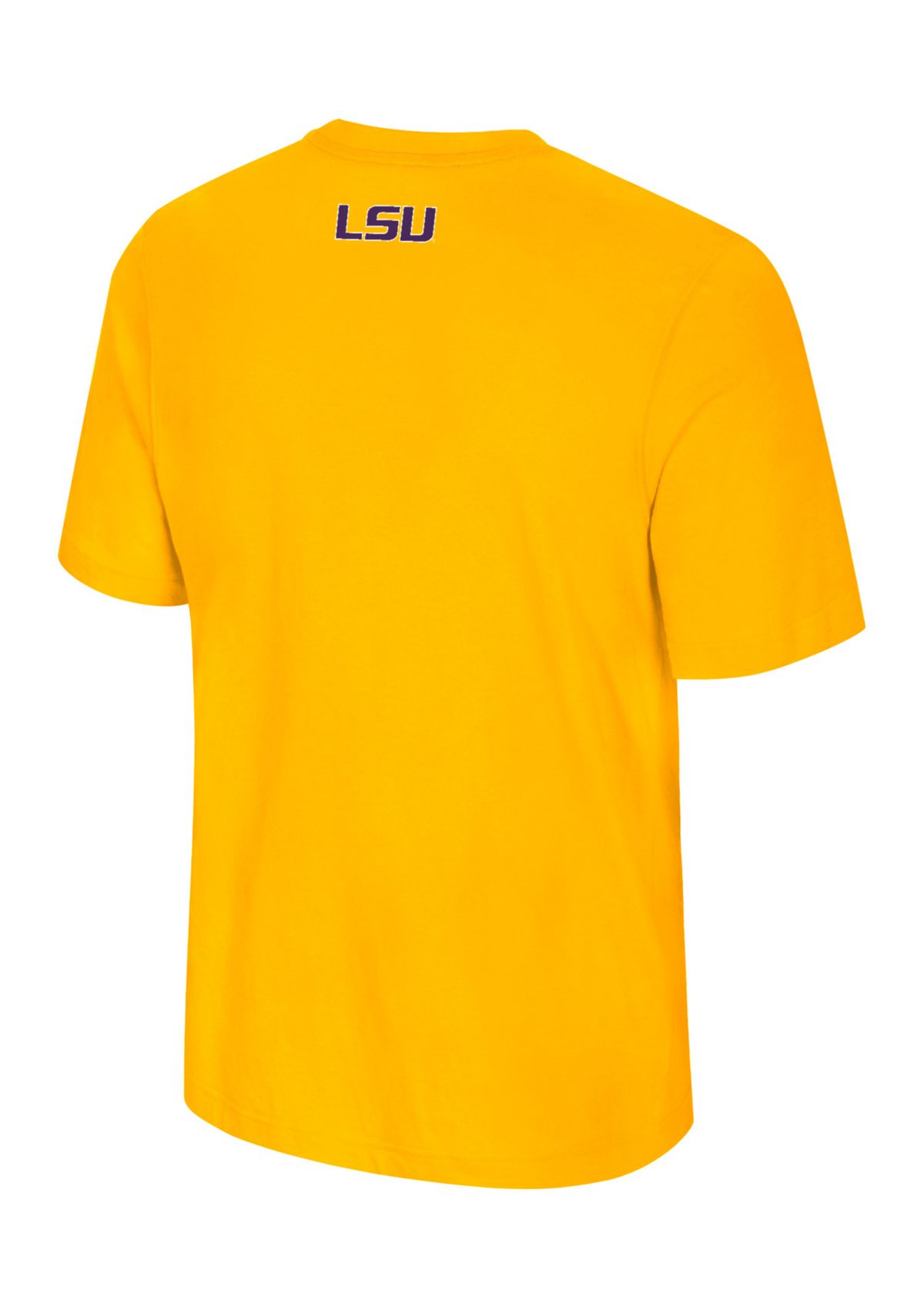 NCAA LSU Tigers Short Sleeve Bar Graphic T-Shirt
