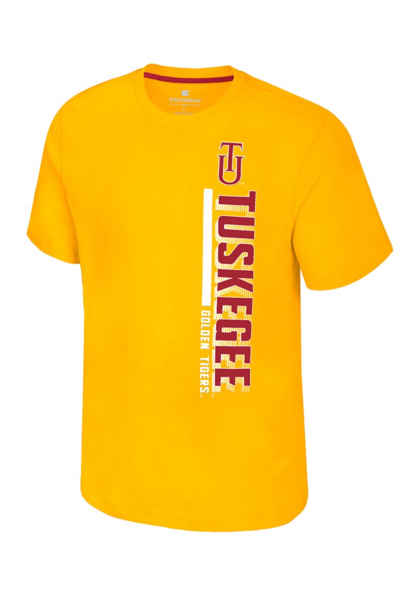 NCAA Tuskegee Golden Tigers Short Sleeve Bar Graphic T-Shirt