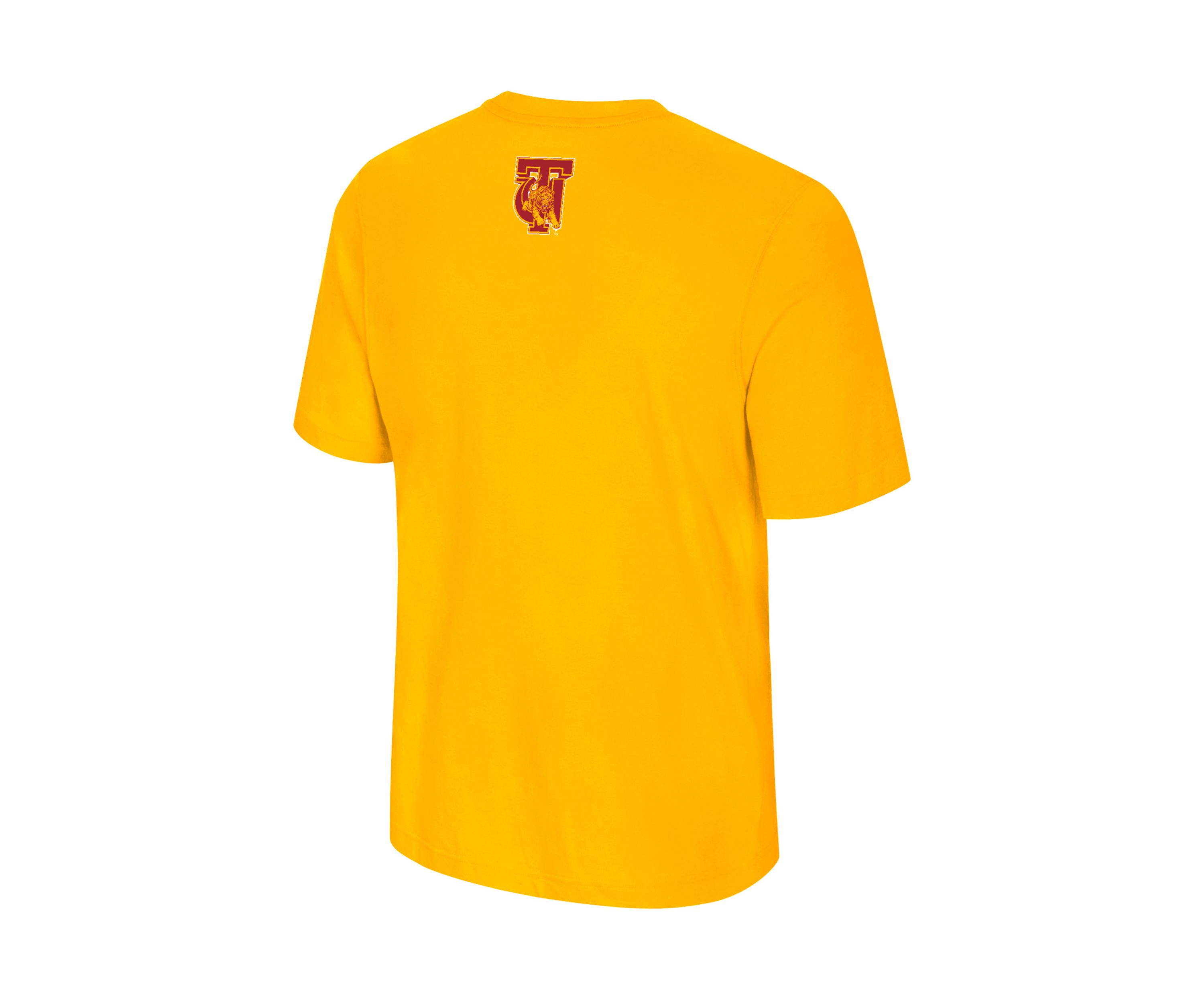 NCAA Tuskegee Golden Tigers Short Sleeve Bar Graphic T-Shirt