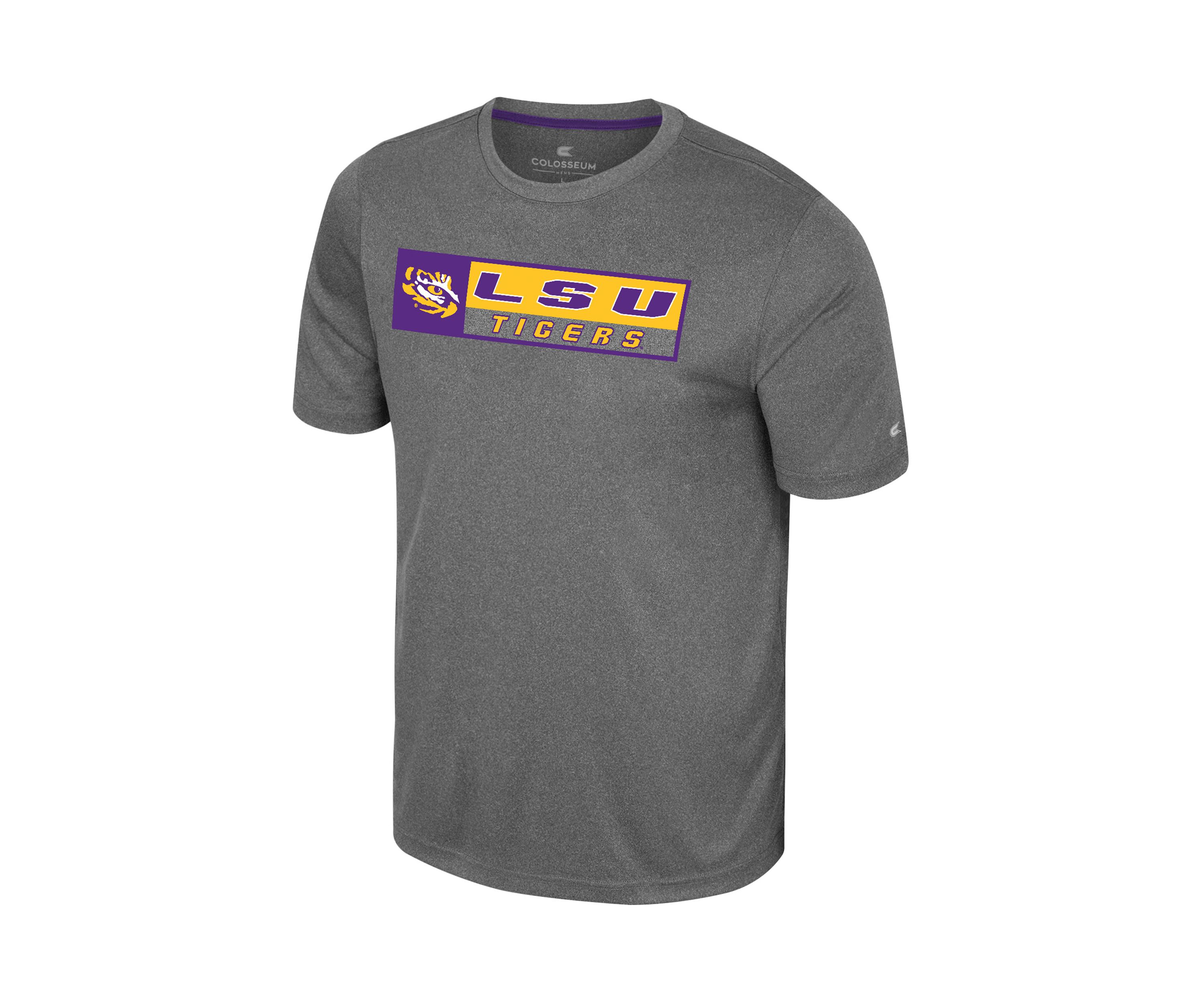LSU Tigers Short Sleeve Team Logo Graphic T-Shirt 