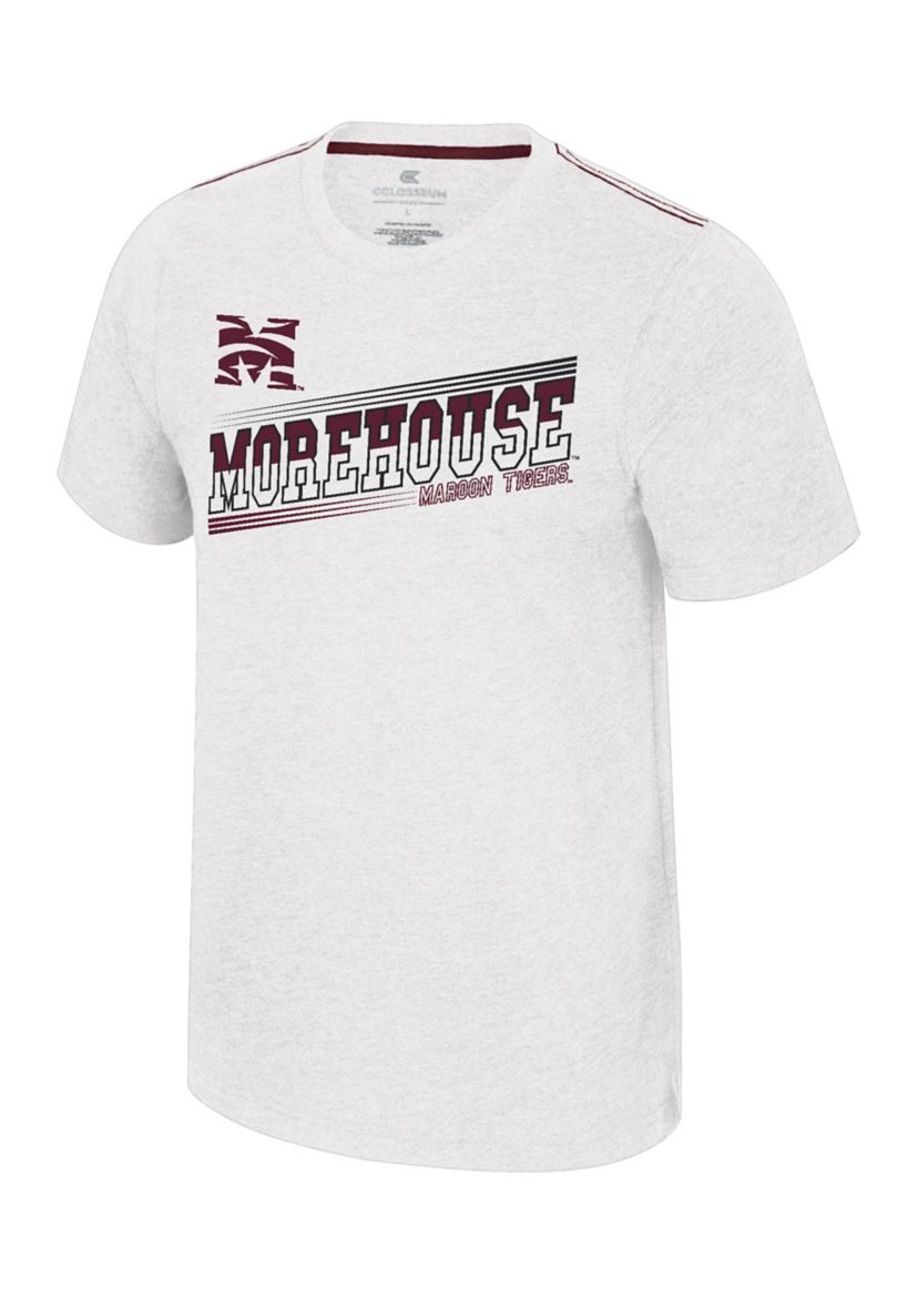 NCAA Morehouse Maroon Tigers Dance Marathon Short Sleeve Graphic T-Shirt