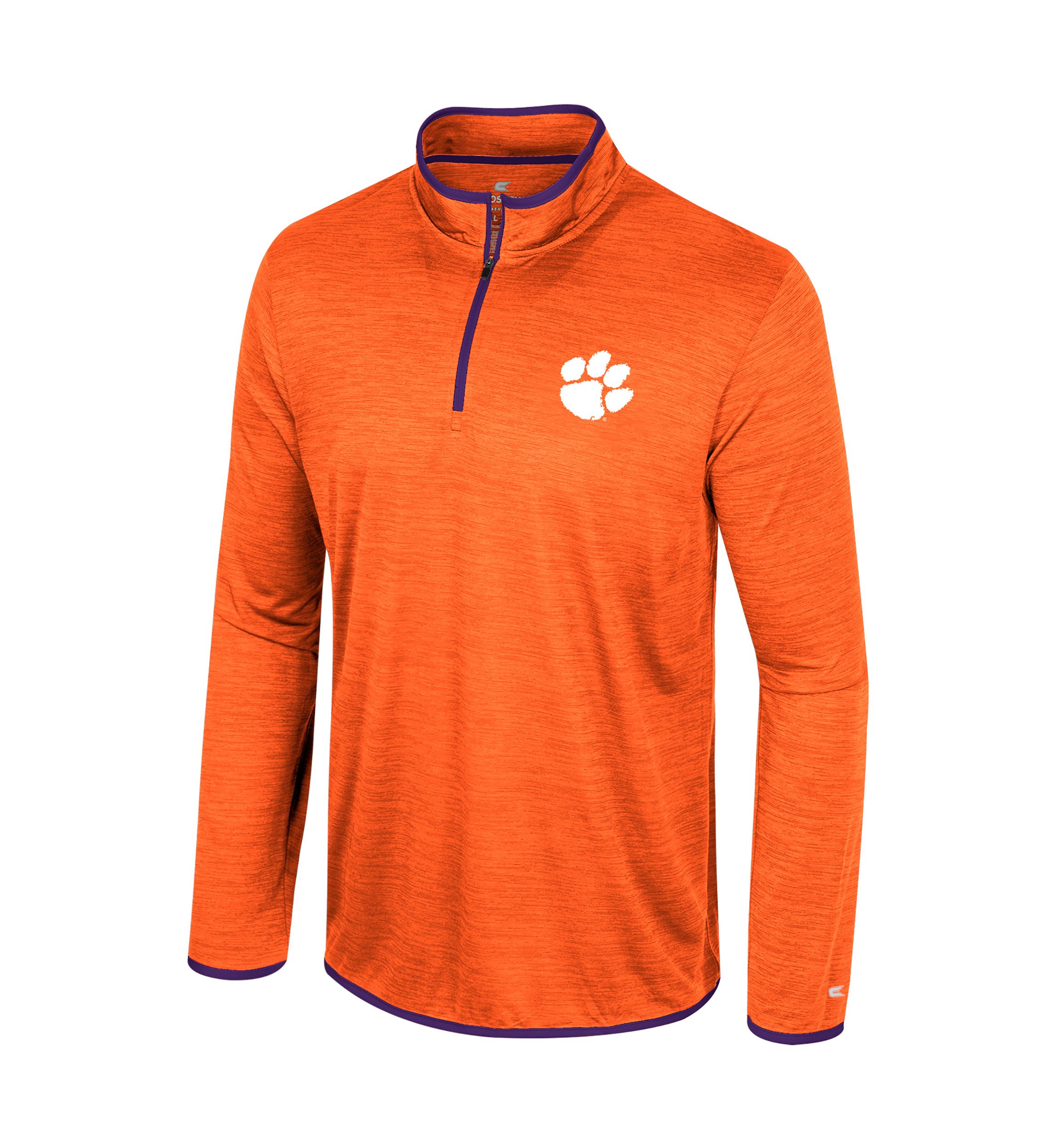NCAA Clemson Tigers 1/4 Zip Wind Shirt