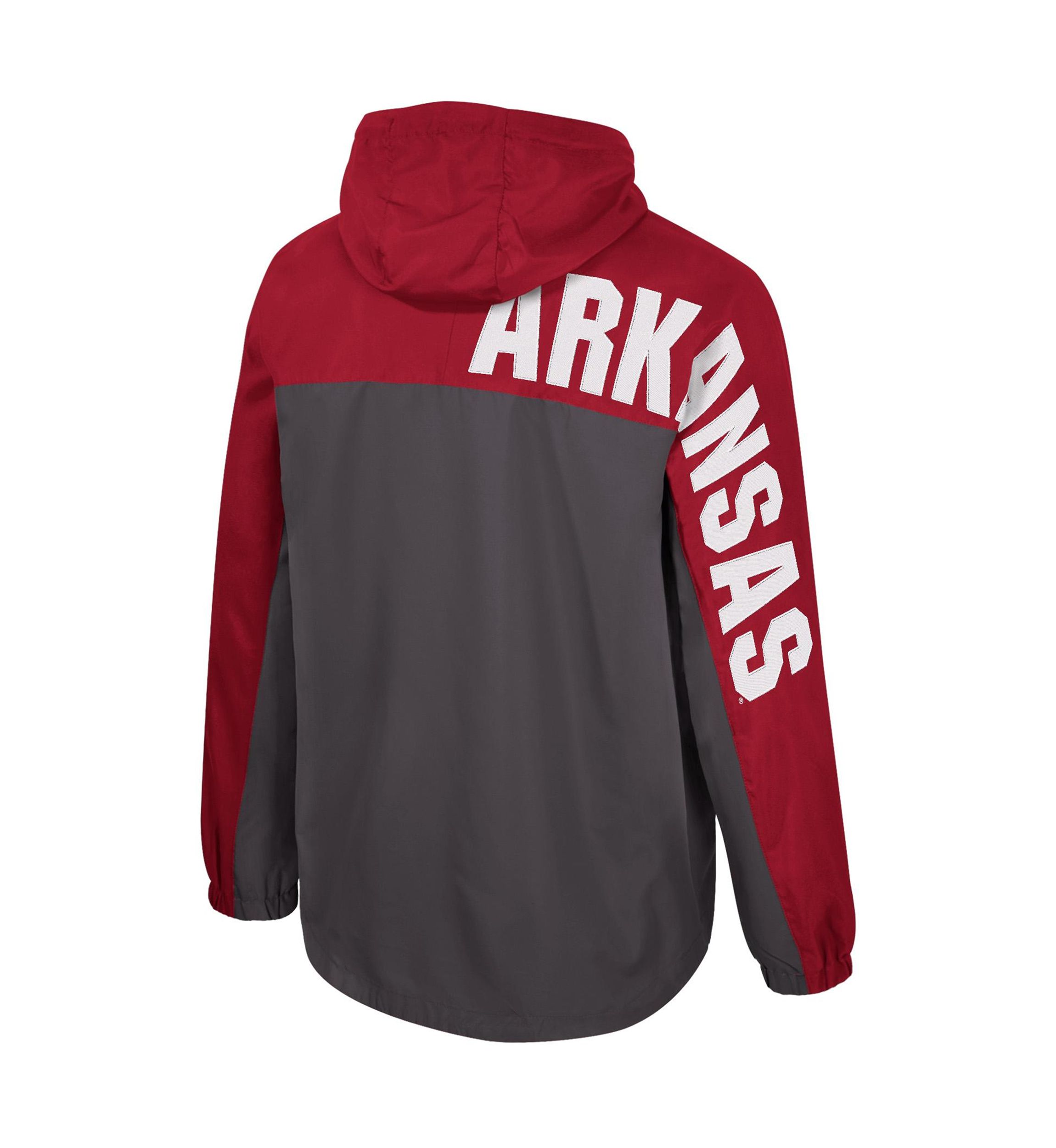 NCAA Arkansas Razorbacks Gives Back 1/2 Zip Anorak Jacket