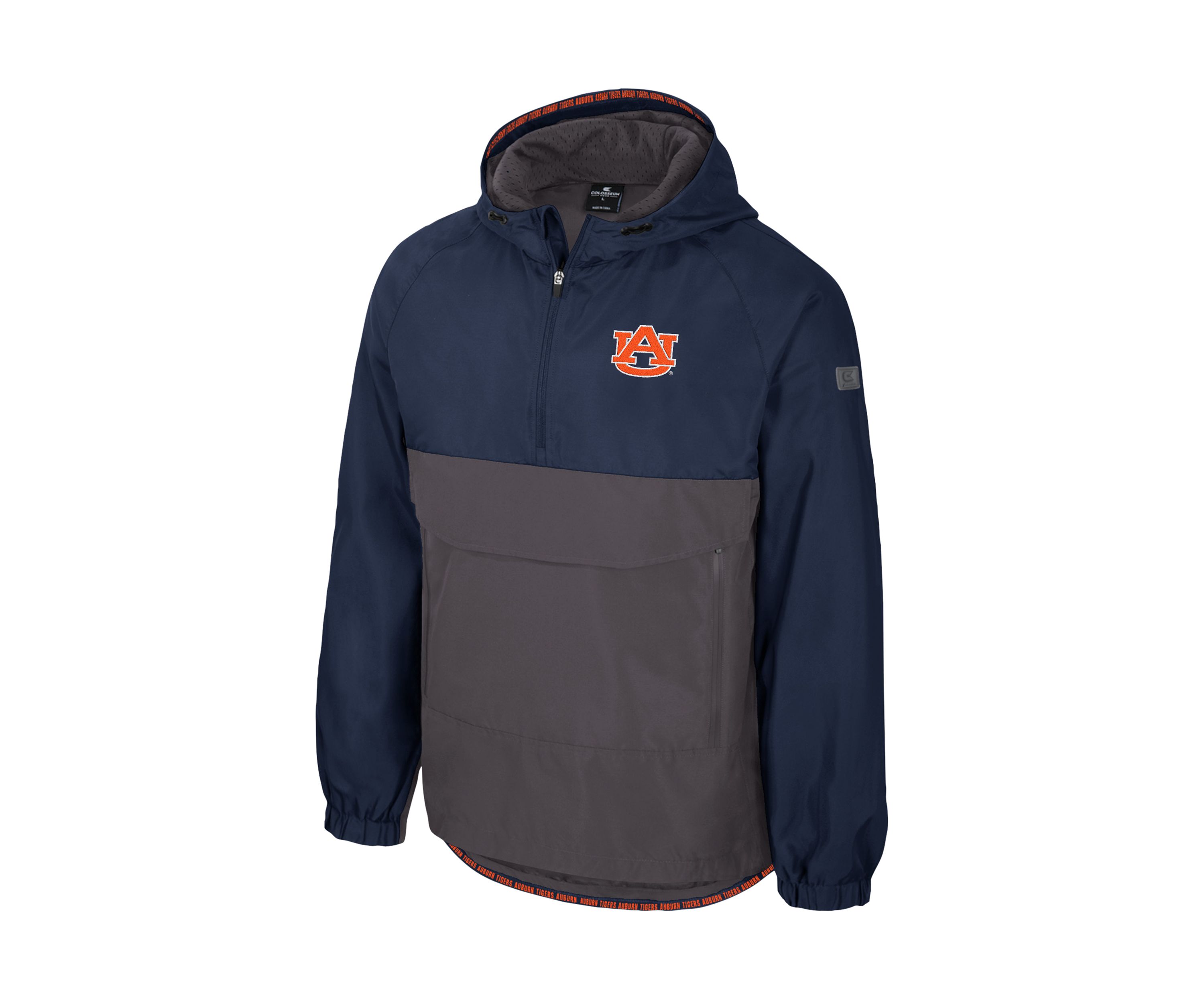 NCAA Auburn Tigers Gives Back 1/2 Zip Anorak Jacket