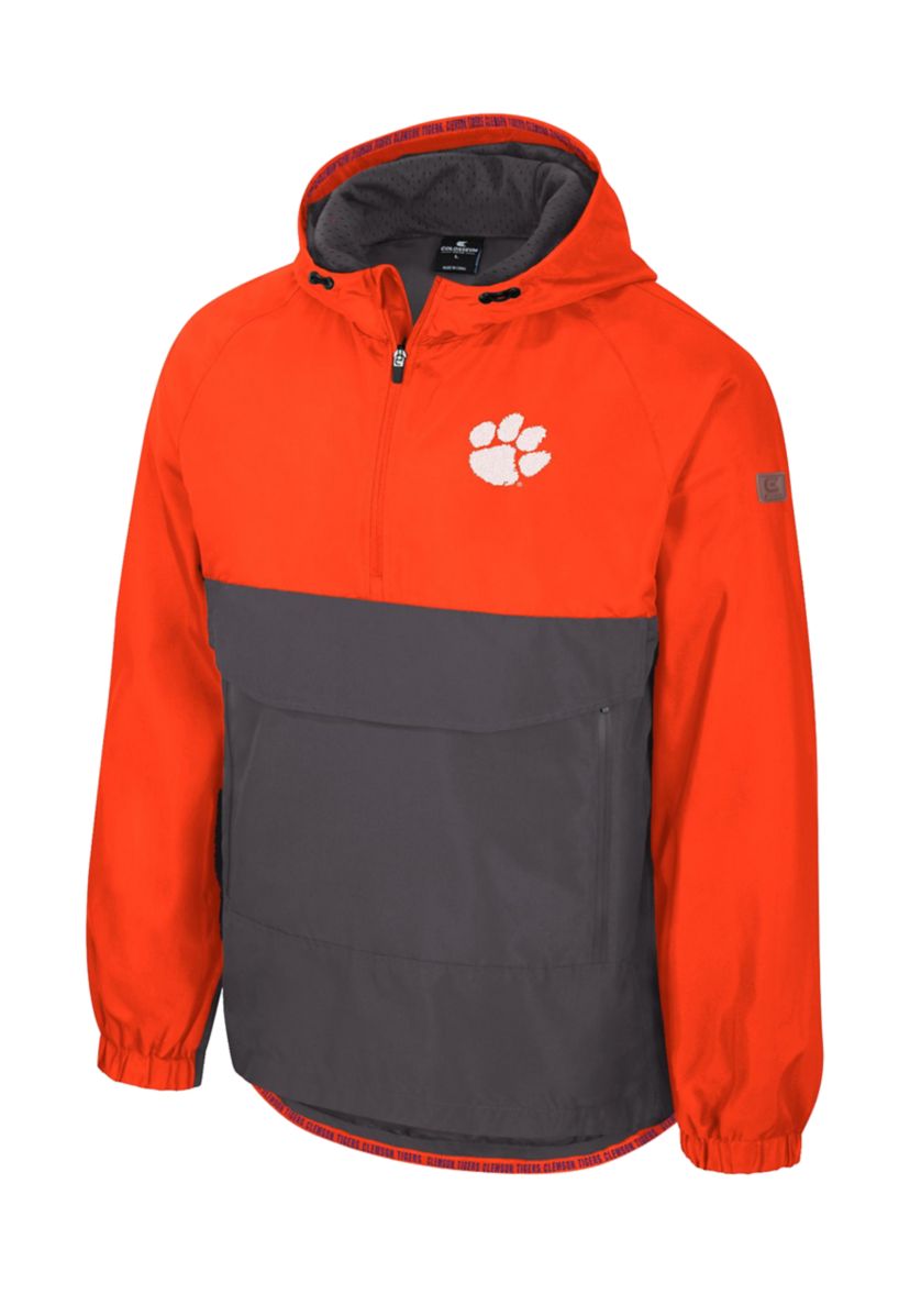 NCAA Clemson Tigers Gives Back 1/2 Zip Anorak Jacket