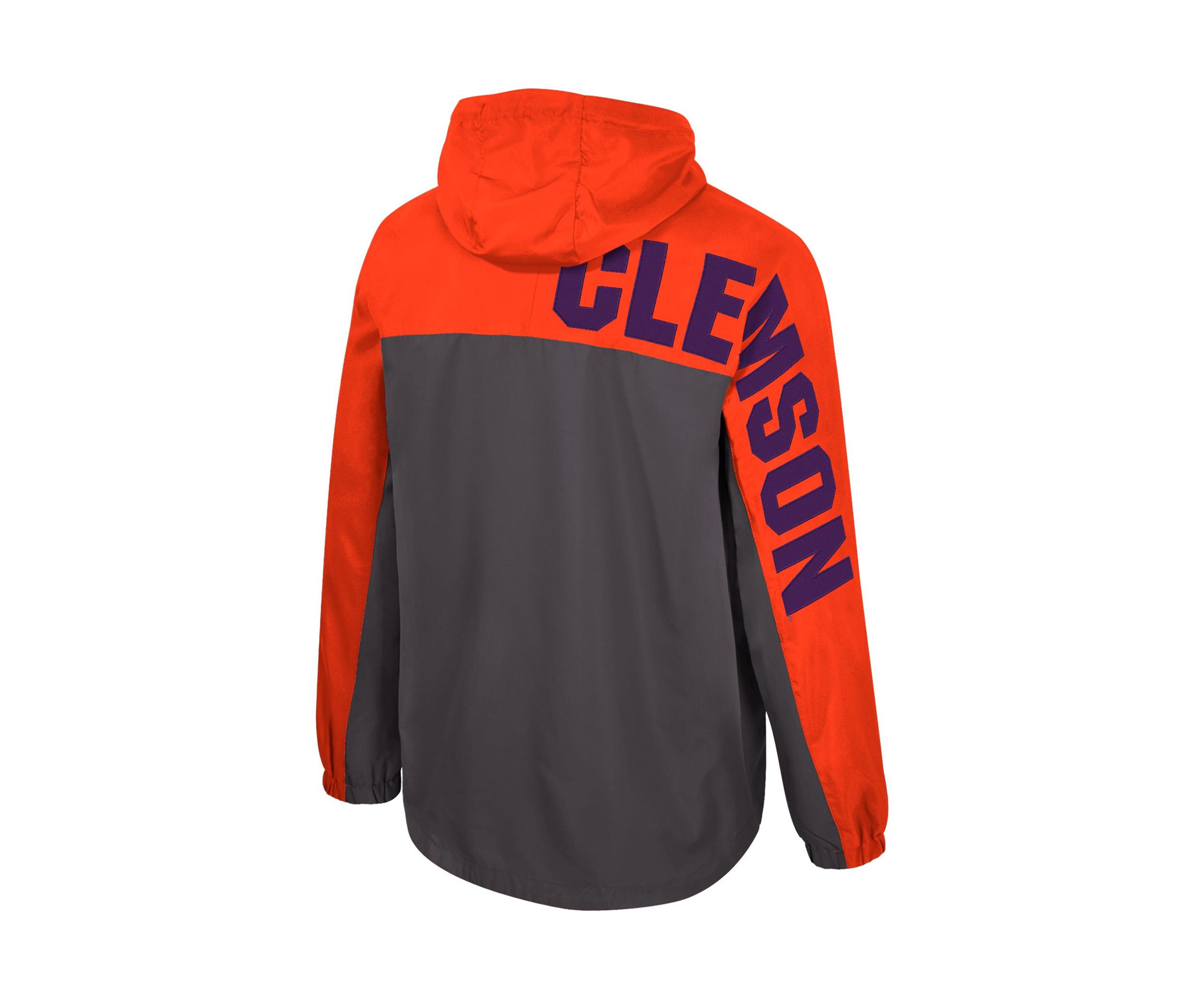 NCAA Clemson Tigers Gives Back 1/2 Zip Anorak Jacket