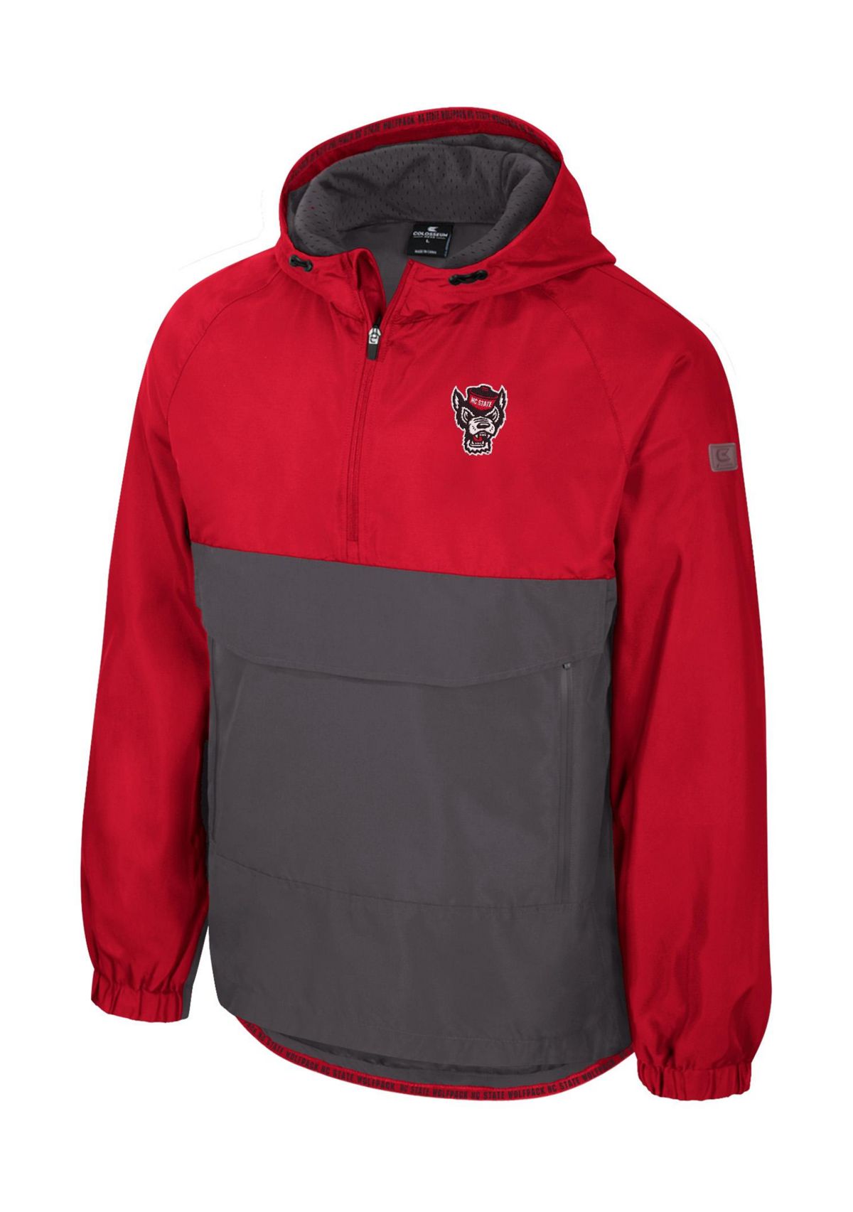 NCAA NC State Wolfpack Gives Back 1/2 Zip Anorak Jacket