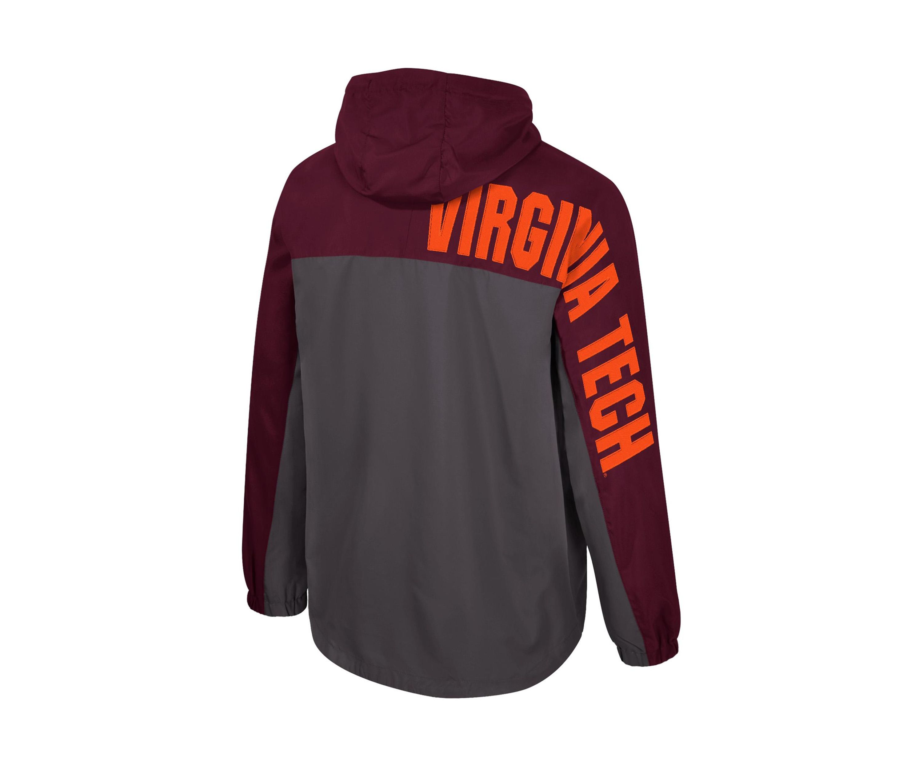 NCAA Virginia Tech Hokies Gives Back 1/2 Zip Anorak Jacket