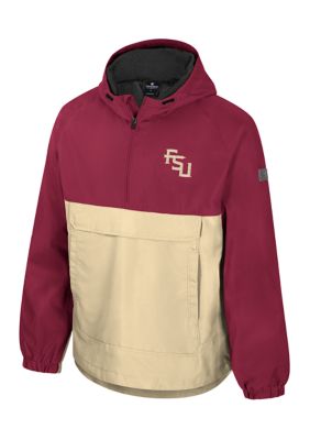 Colosseum Men's NCAA Florida State Seminoles Quarter Zip Anorak Jacket