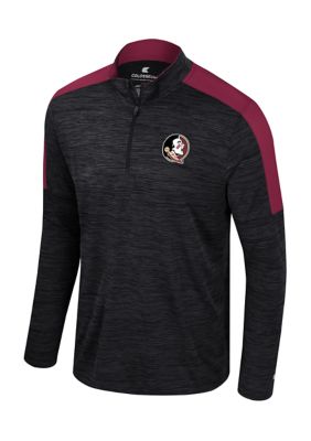 Colosseum Men's NCAA Florida State Seminoles Consistency Quarter Zip Windshirt
