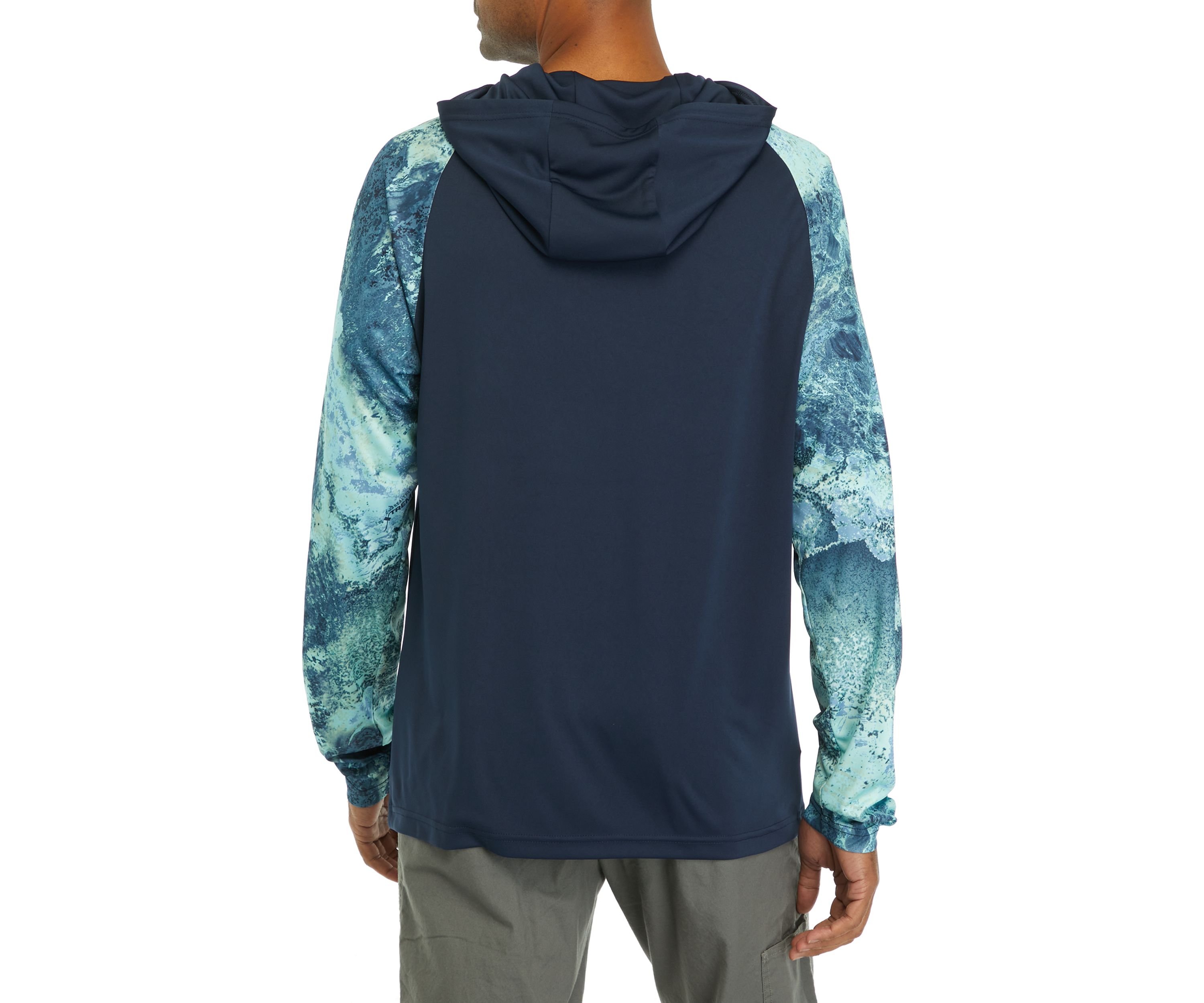 Mens Long Sleeve Coaster Hooded T-Shirt