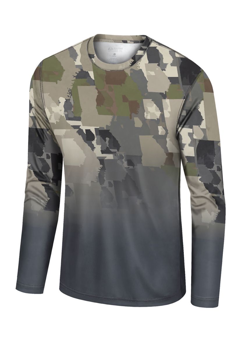 Long Sleeve State Price Camo T-Shirt