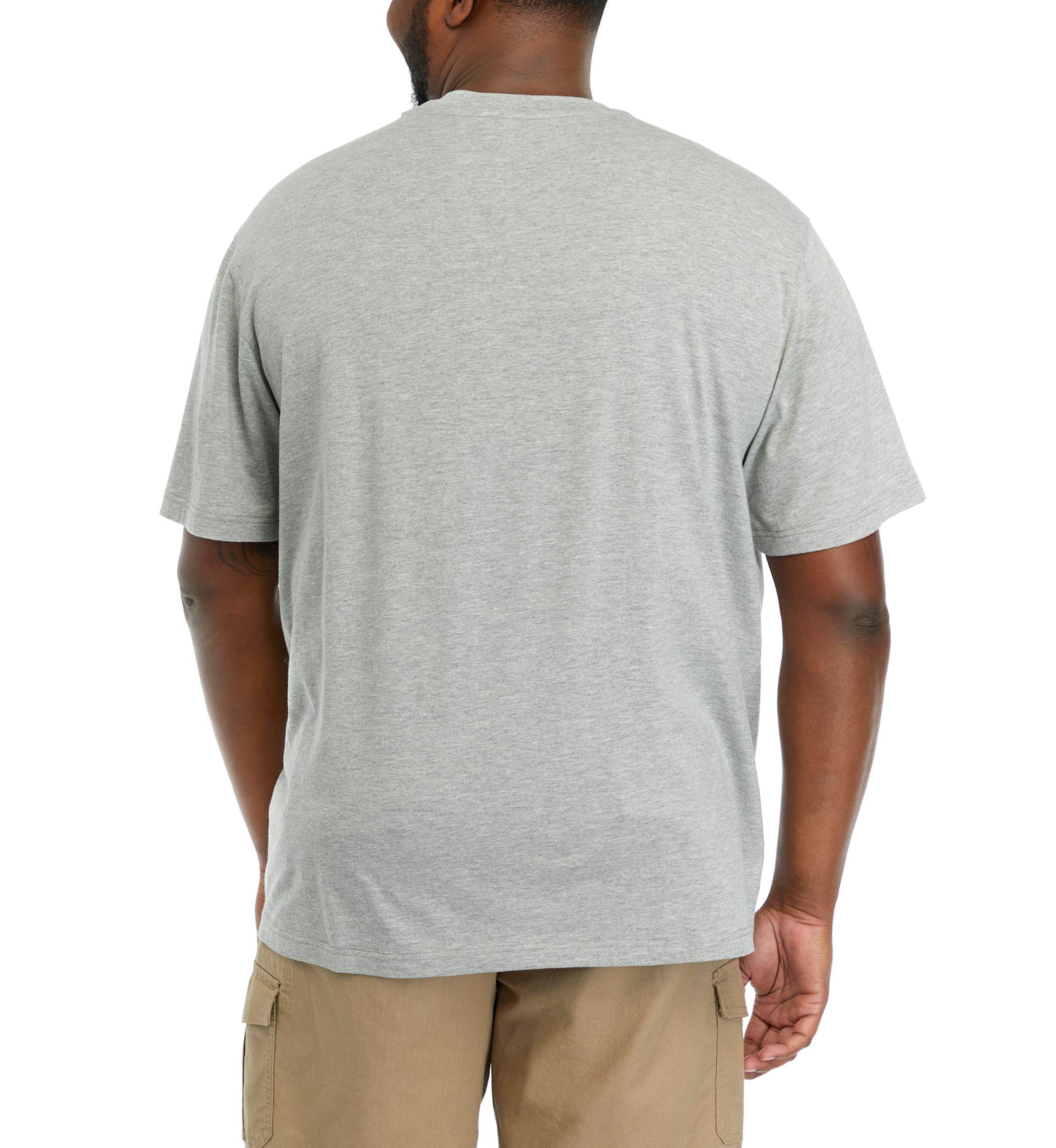Big & Tall Short Sleeve Americana Fish Dual Blend Graphic T-Shirt