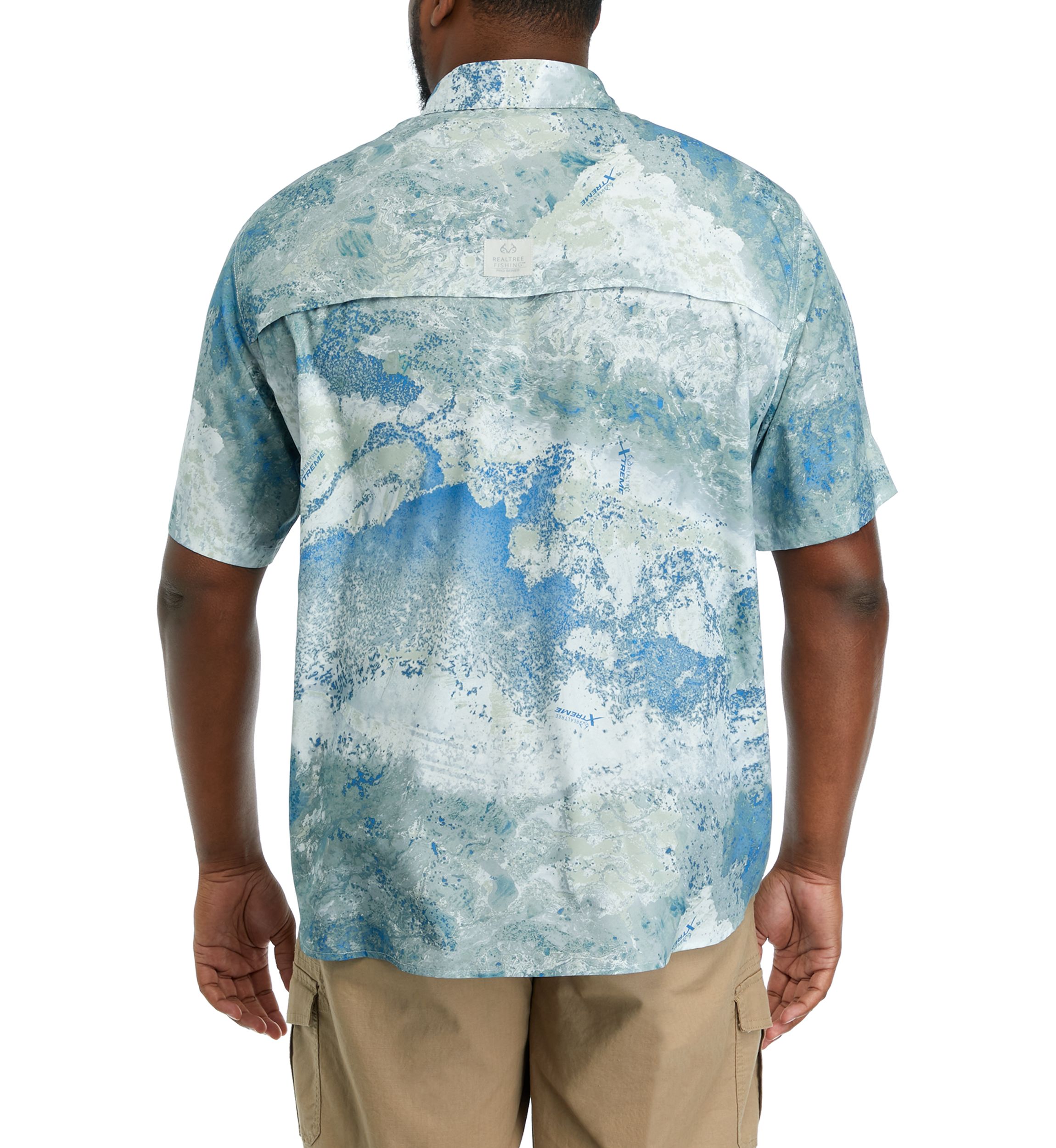 Big & Tall Short Sleeve Charter Fishing Shirt