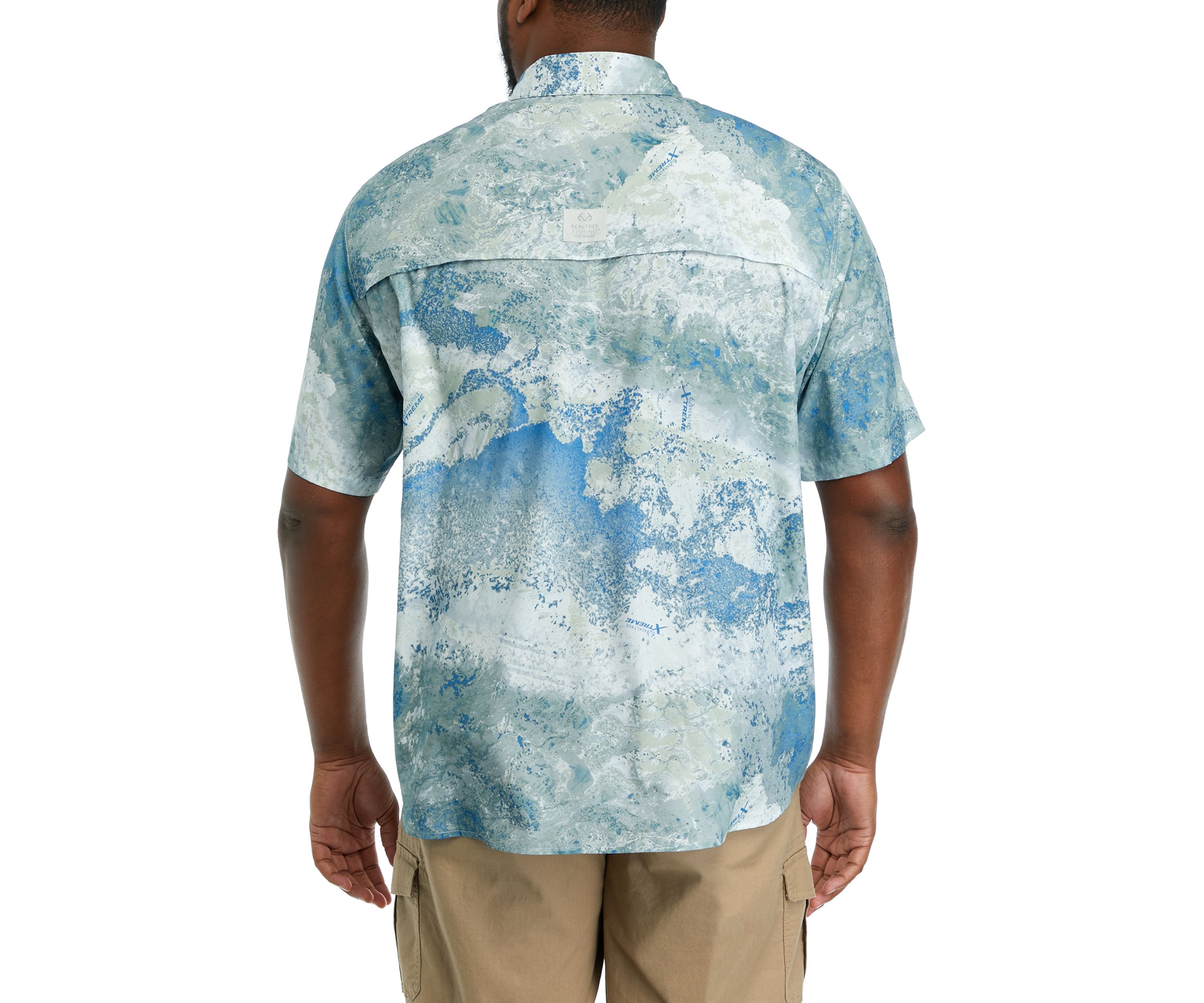 Big & Tall Short Sleeve Charter Fishing Shirt