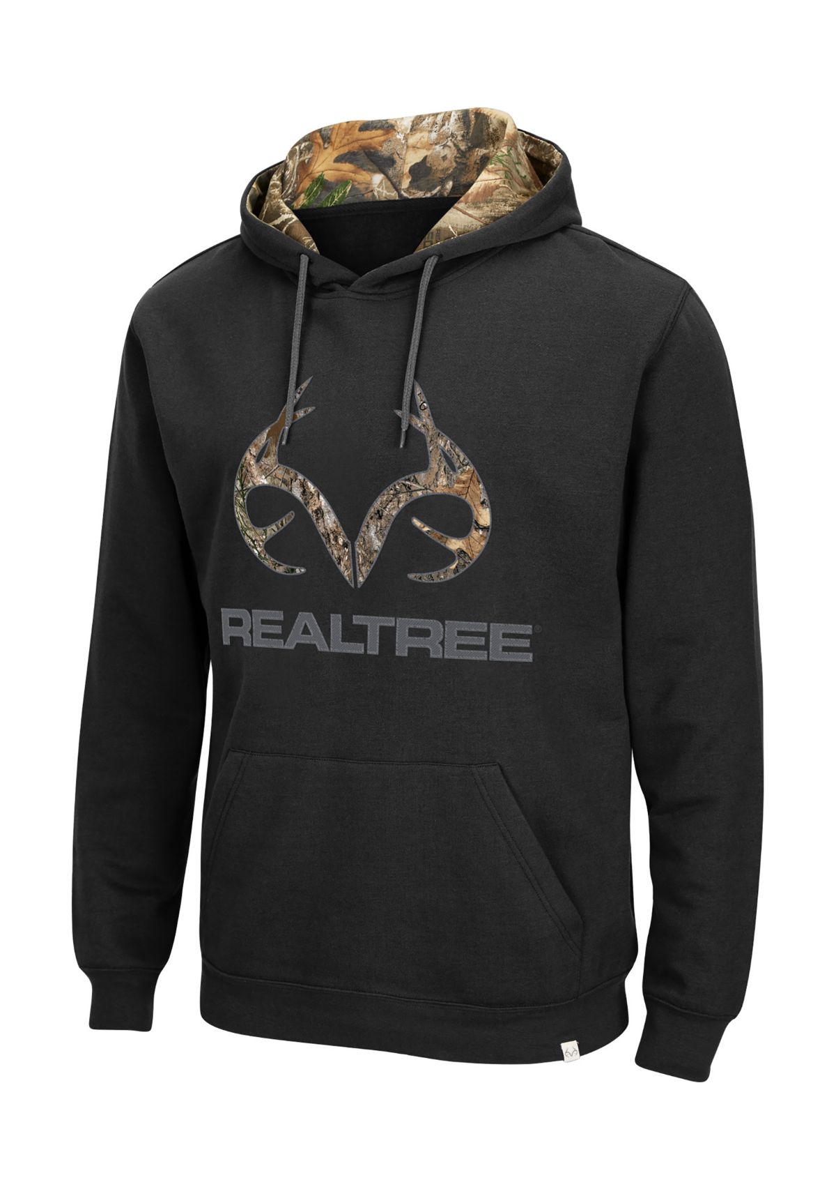 Mens Realtree® Camouflage Antler Graphic Hoodie