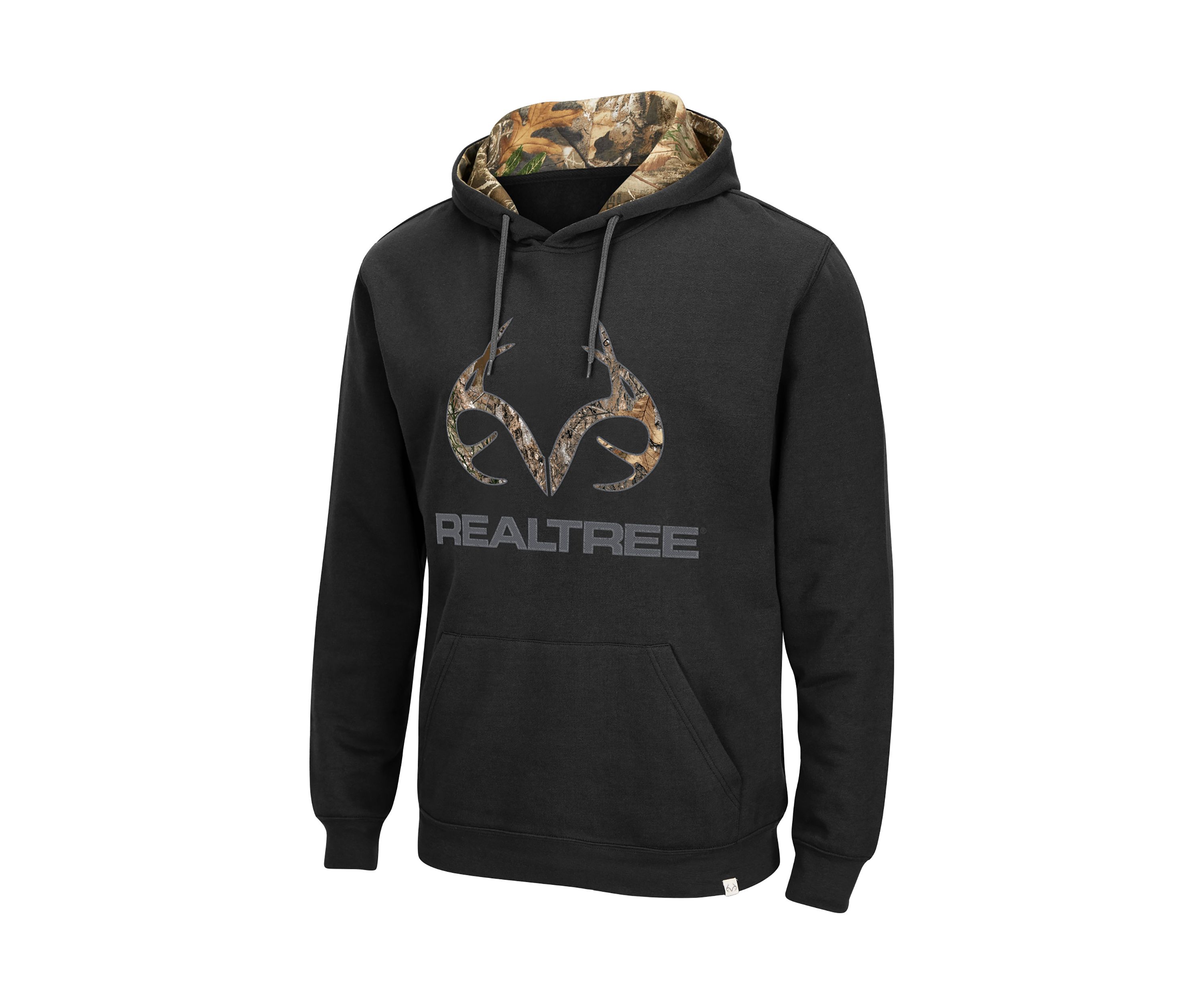 Mens Realtree® Camouflage Antler Graphic Hoodie