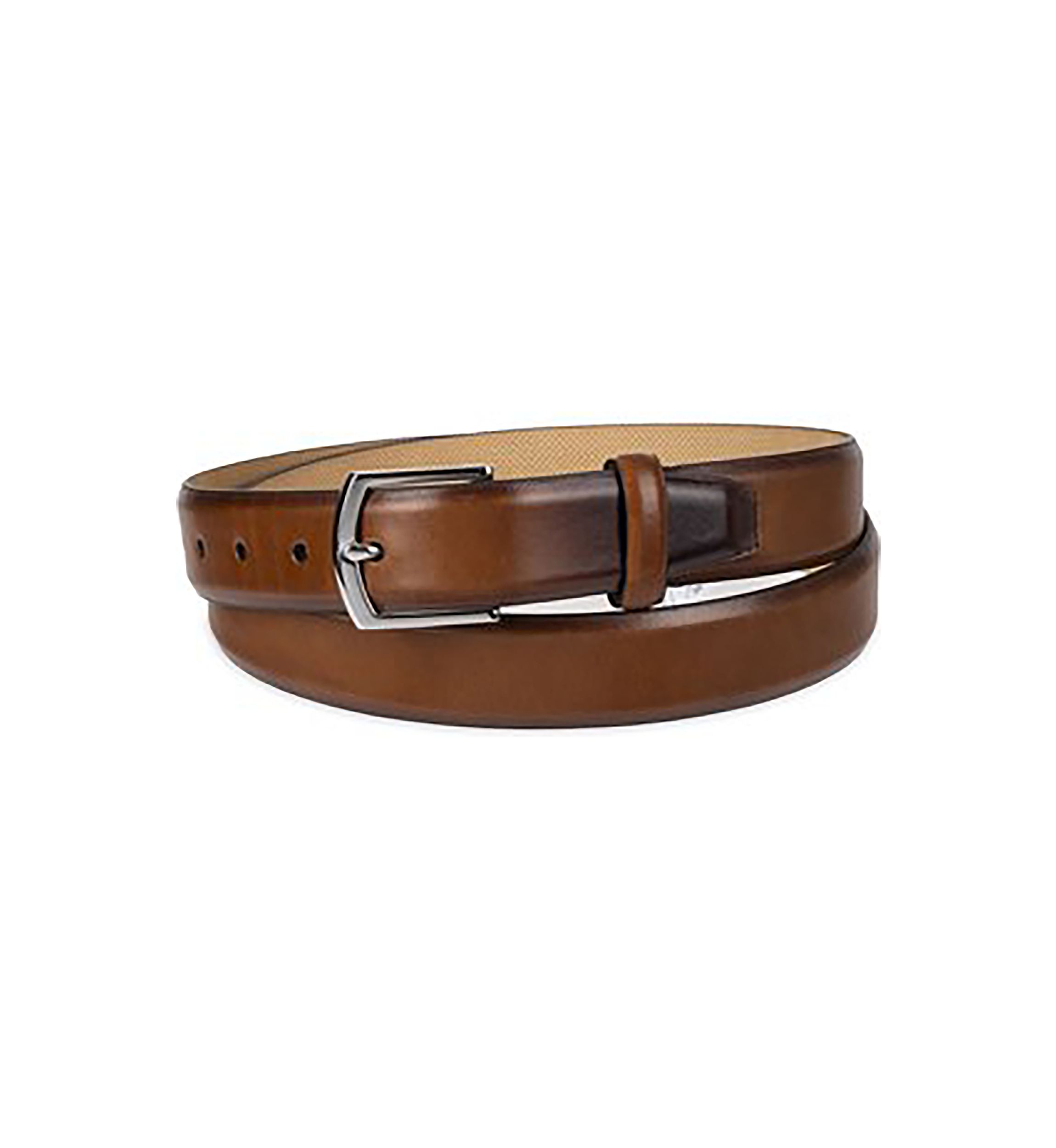 Mens Lewis Burnished Leather Belt