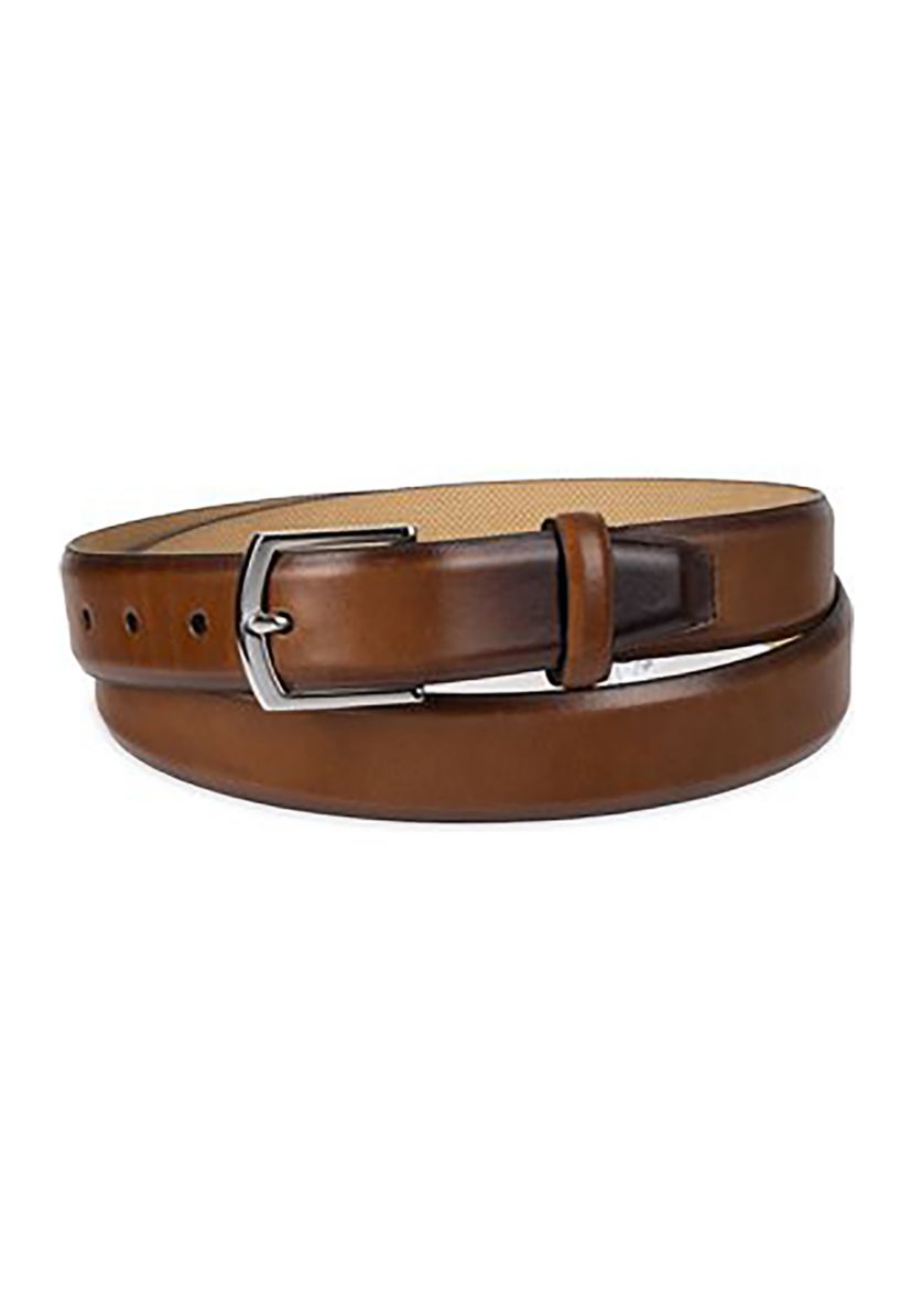 Mens Lewis Burnished Leather Belt