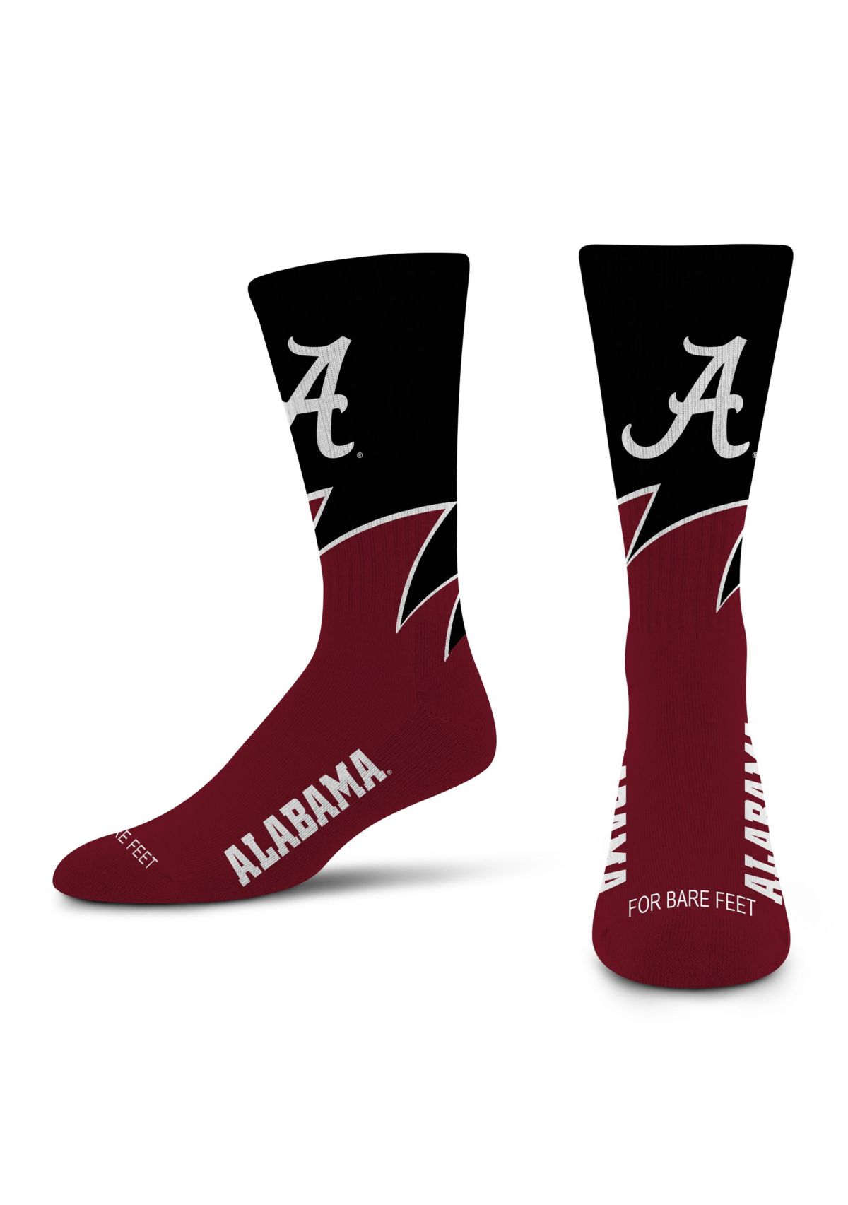 NCAA Black Wave Socks