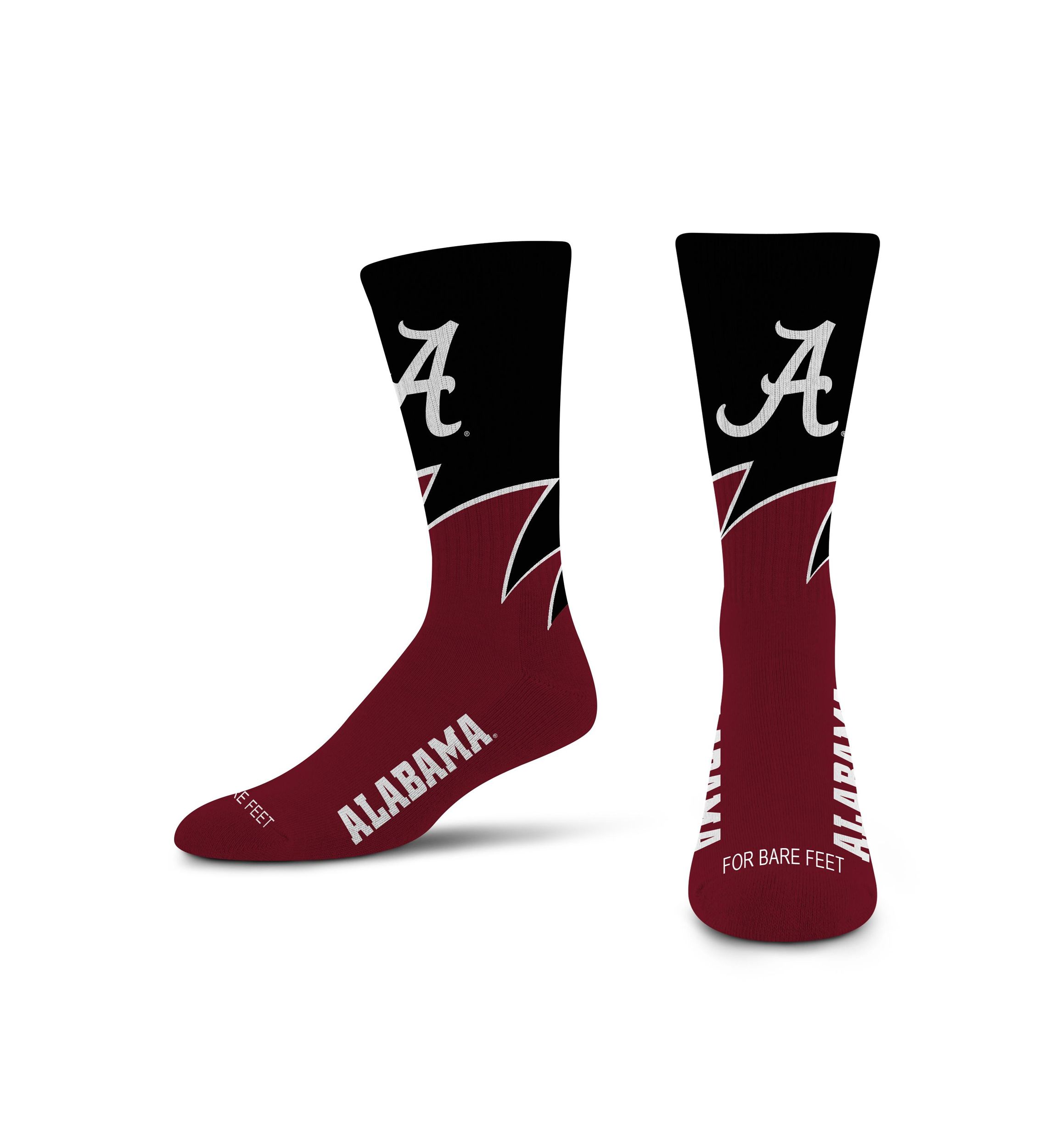 NCAA Black Wave Socks