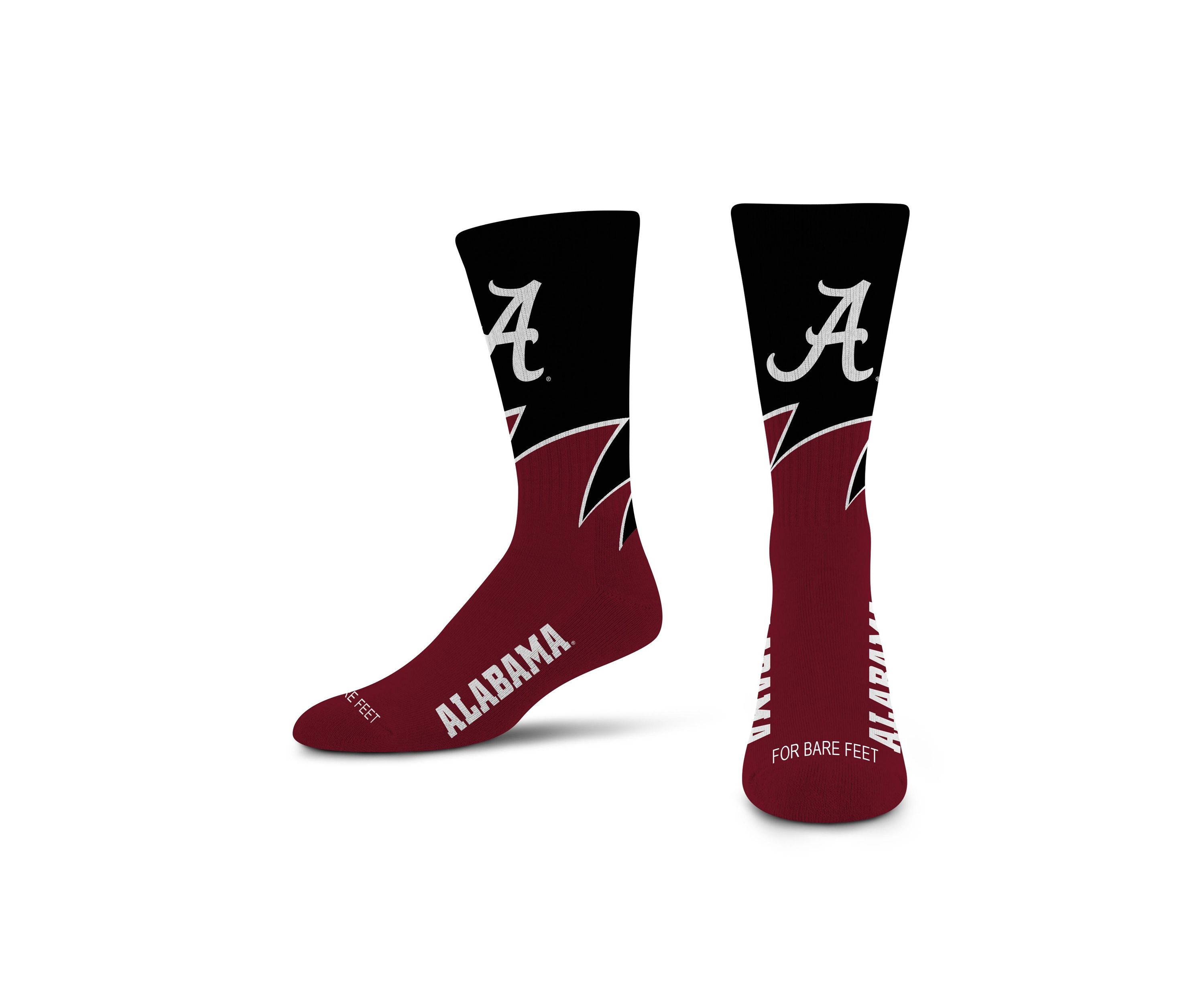 NCAA Black Wave Socks