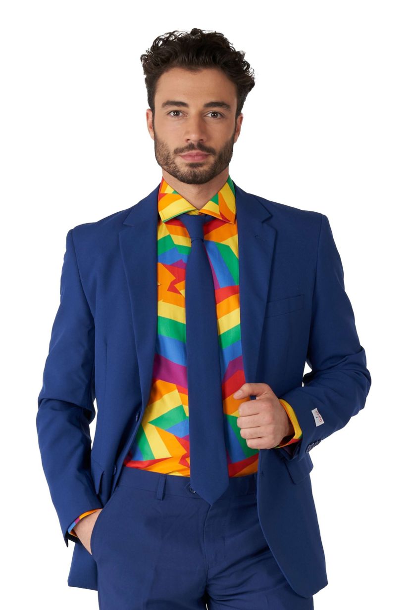 Zig Zag Rainbow Long Sleeve Shirt