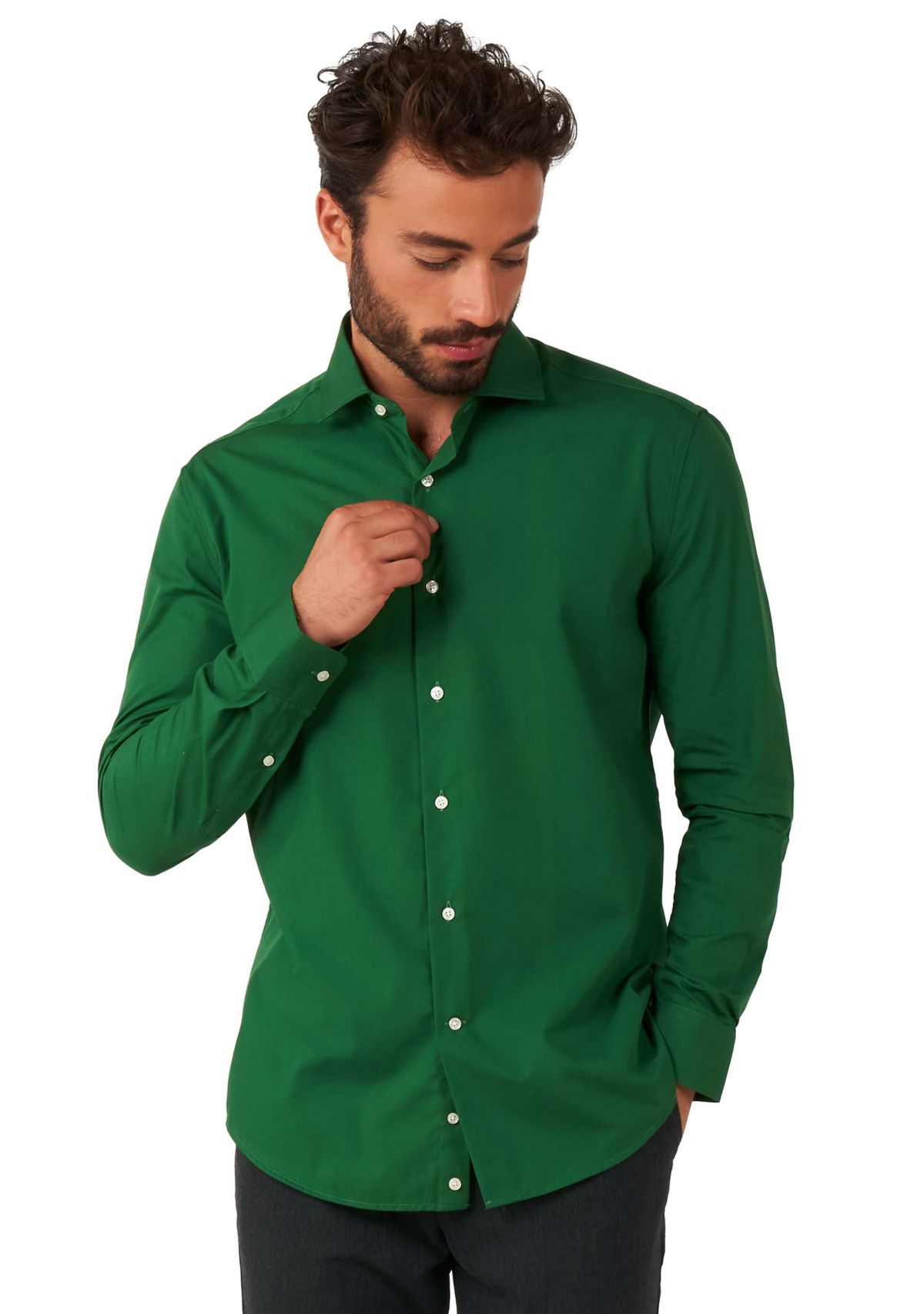 Glorious Green Long Sleeve Shirt