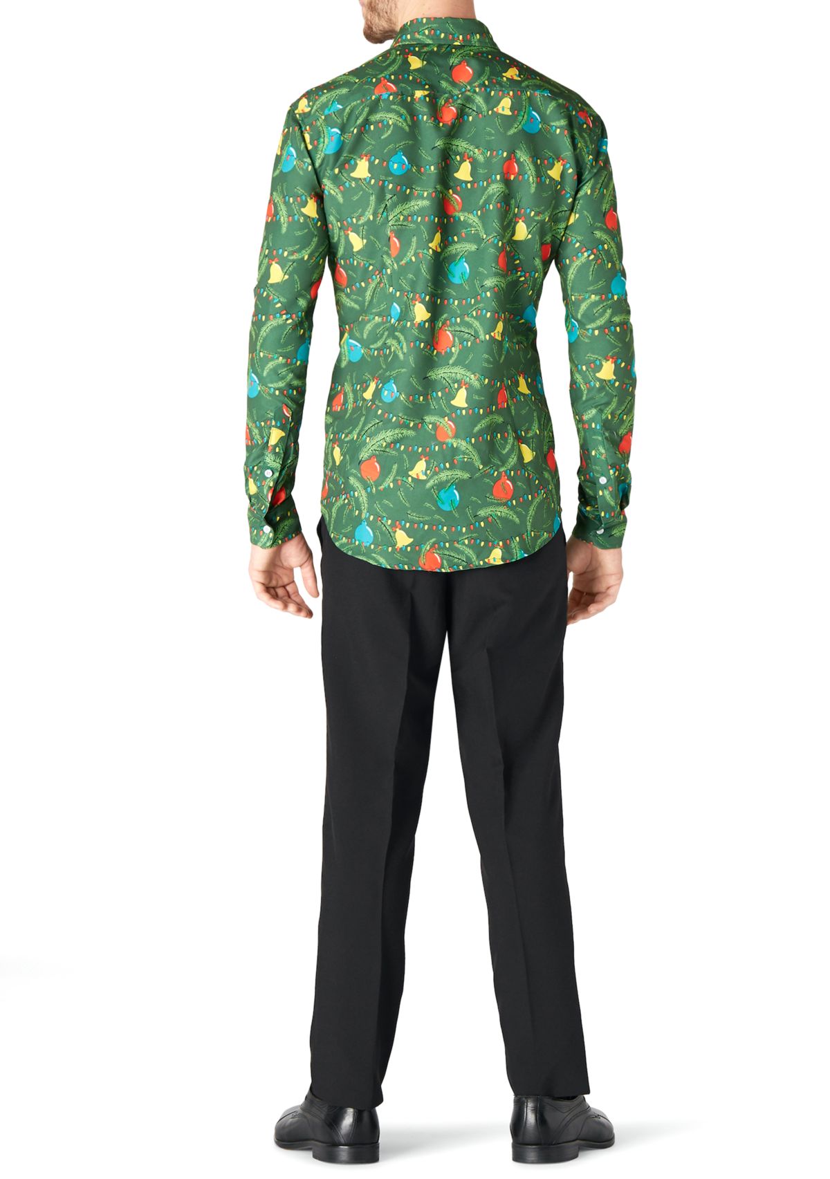 Christmas Green Tree  Long Sleeve Shirt