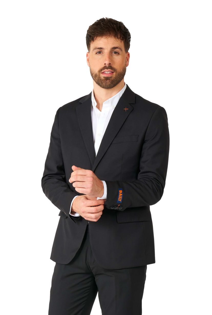 Daily Deep Black 2 Piece  Suit