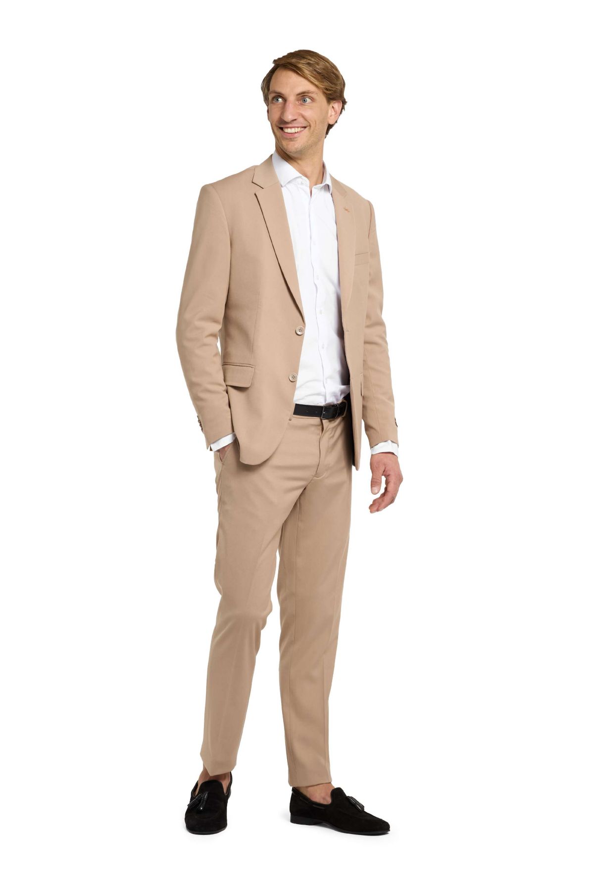OppoSuits Daily Mens Suit - Dark Sand
