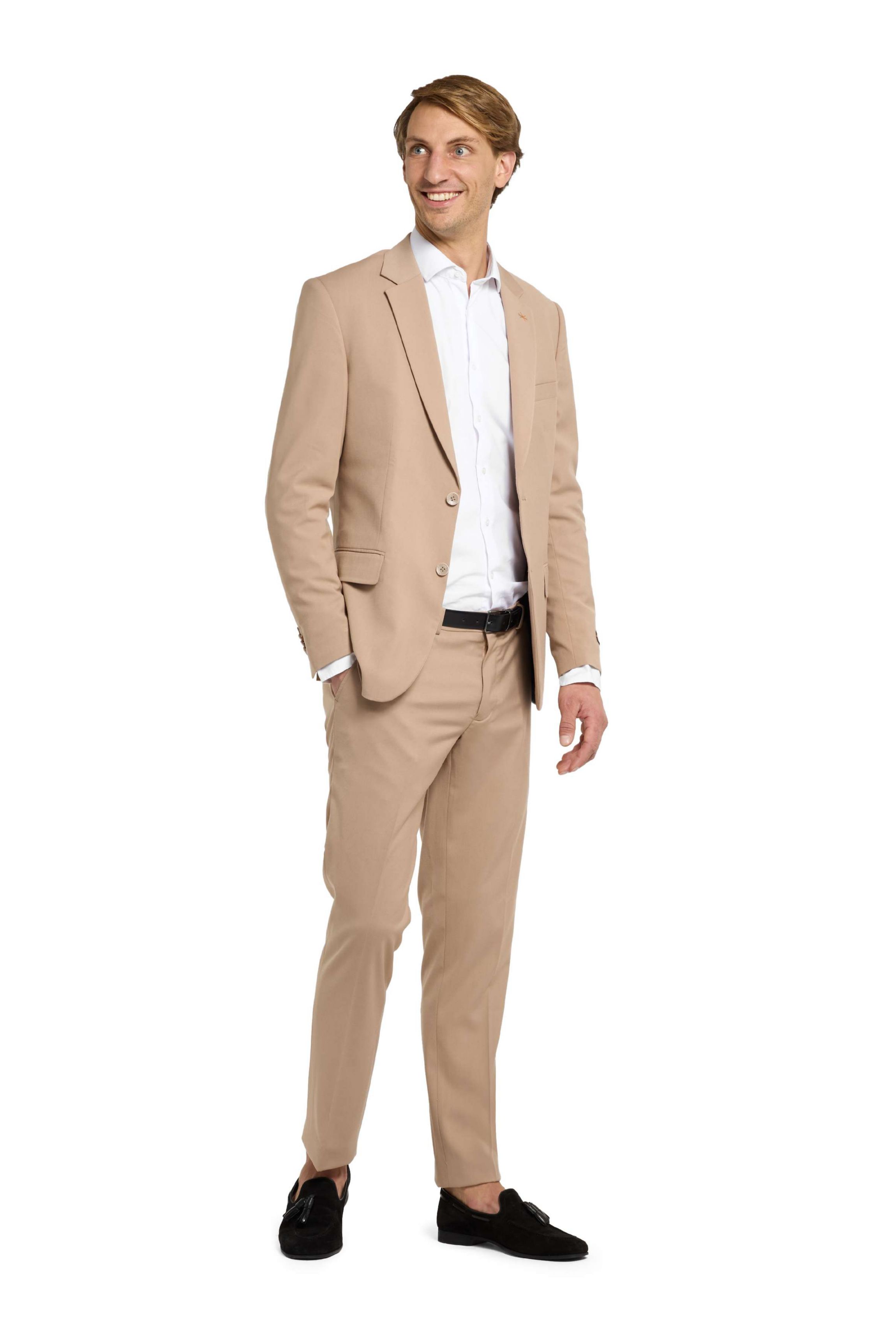 OppoSuits Daily Mens Suit - Dark Sand