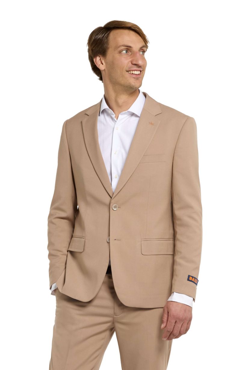 OppoSuits Daily Mens Suit - Dark Sand