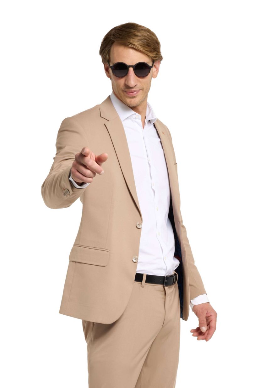 OppoSuits Daily Mens Suit - Dark Sand