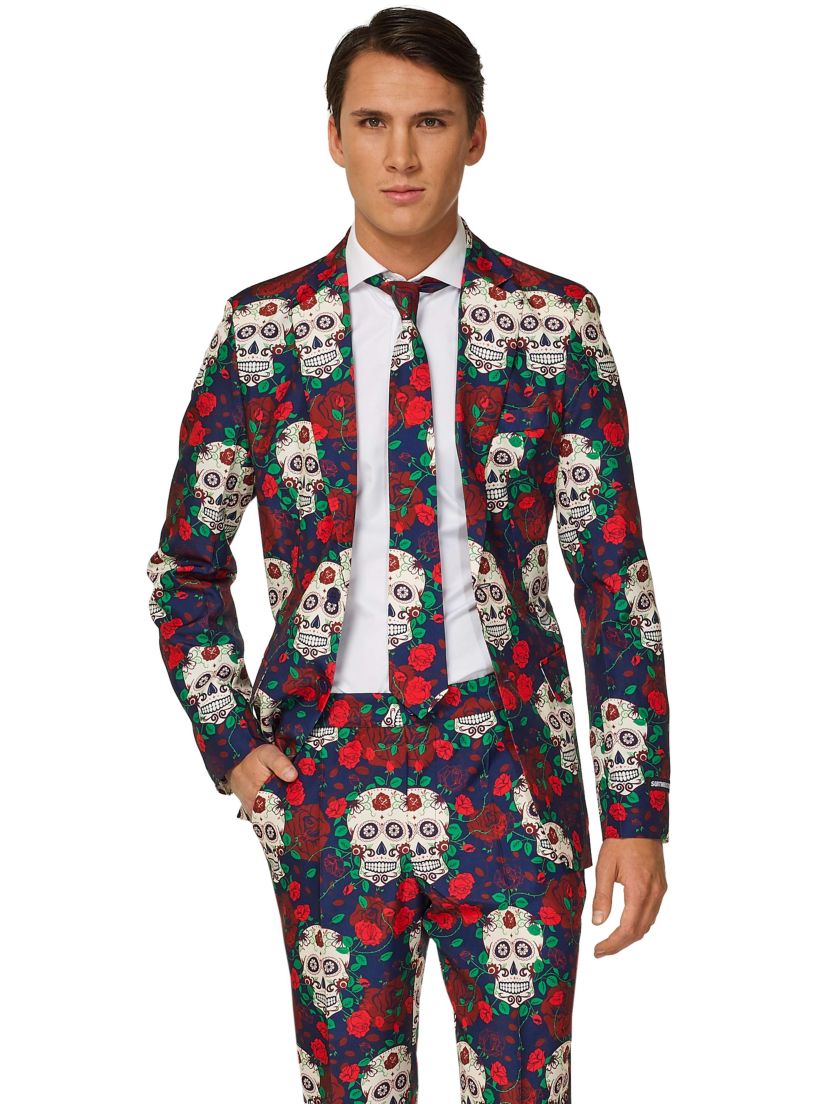 Day of the Dead  2 Piece Suit + Tie