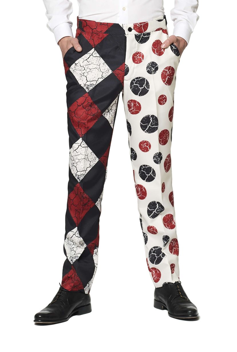 Halloween Clown Vintage 2 Piece Suit + Tie