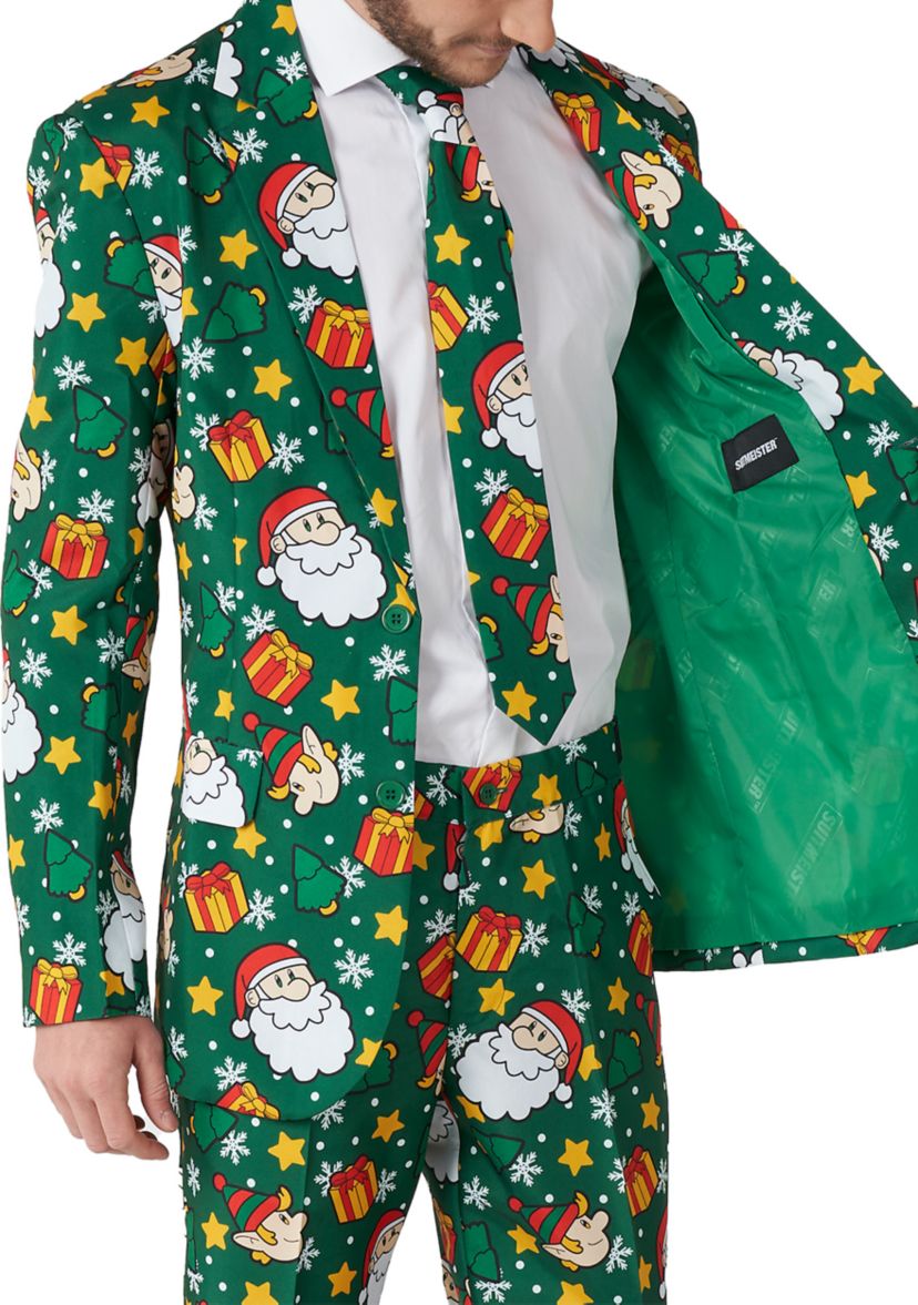 Santa Elves Green 2 Piece Suit + Tie