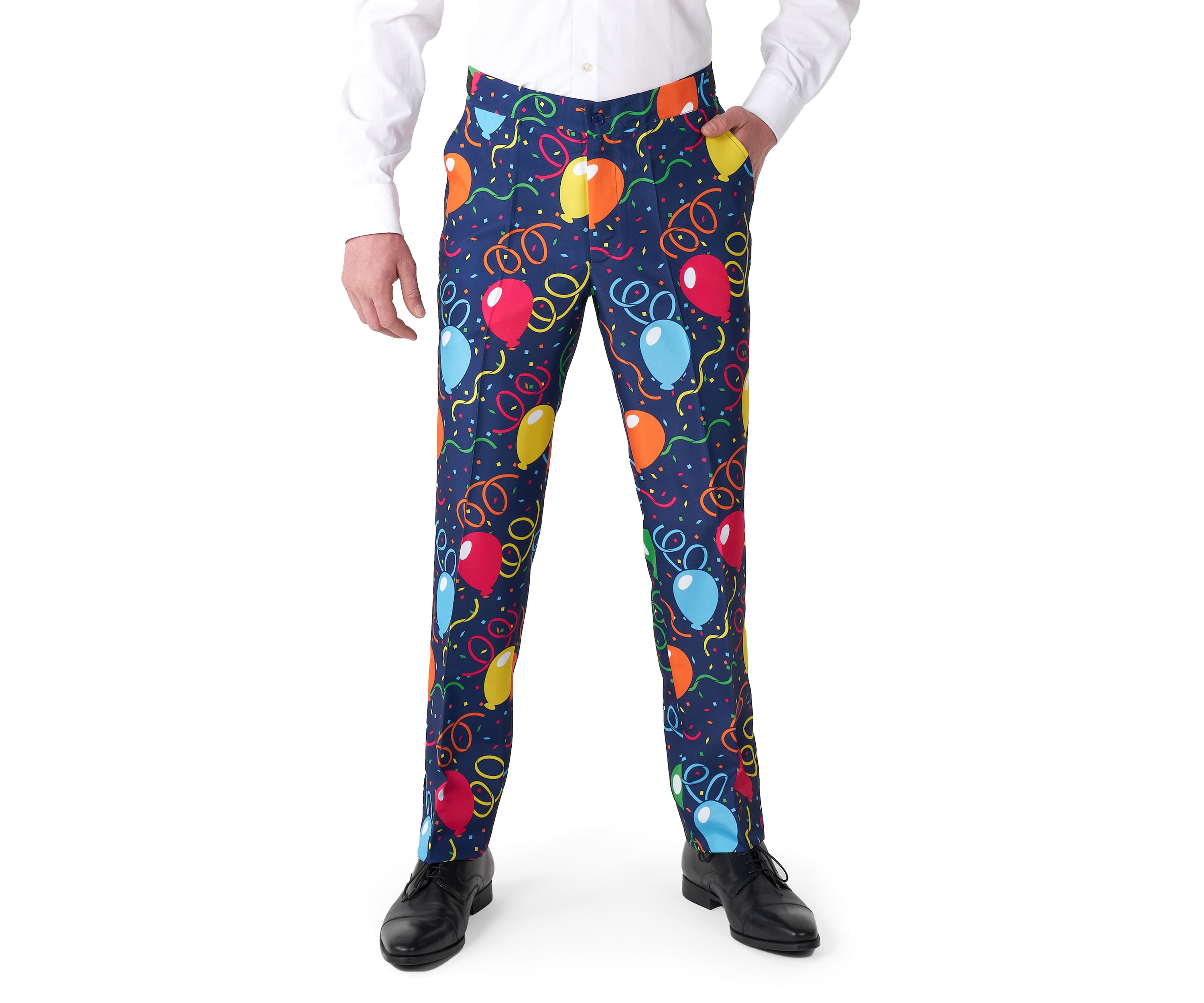 Confetti Balloons Navy 2 Piece Suit + Tie