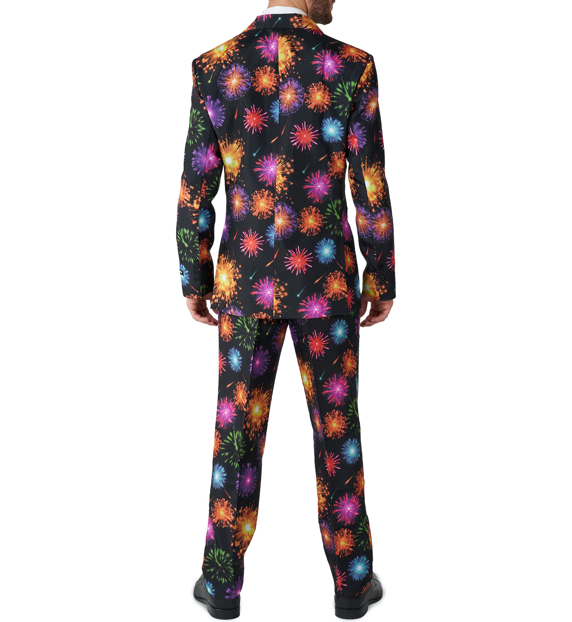 Fireworks Black 2 Piece Suit + Tie
