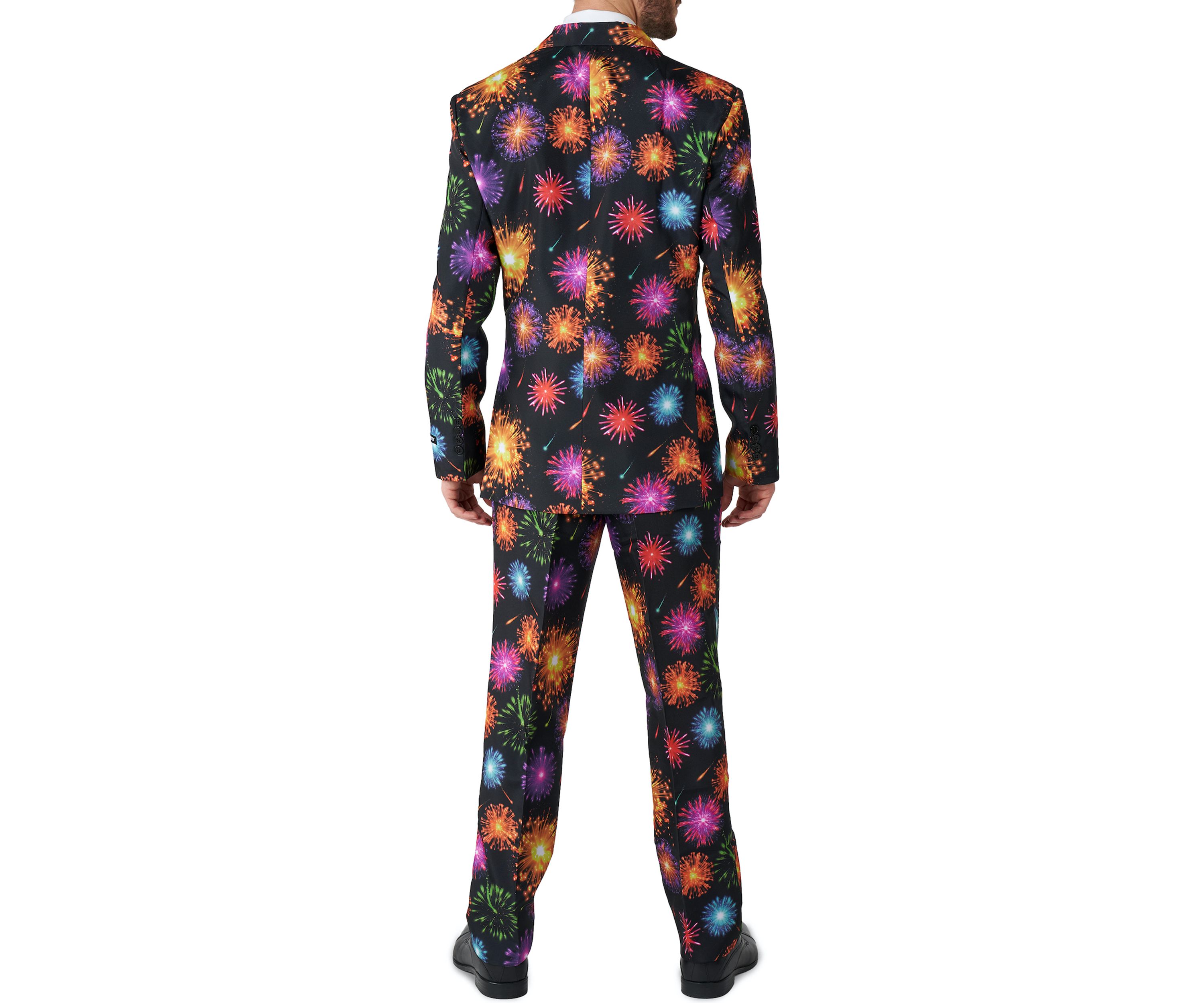 Fireworks Black 2 Piece Suit + Tie