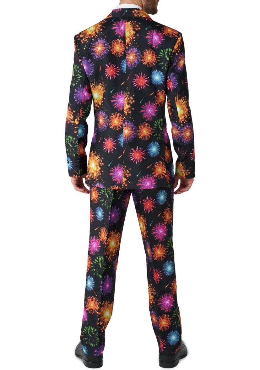 Fireworks Black 2 Piece Suit + Tie