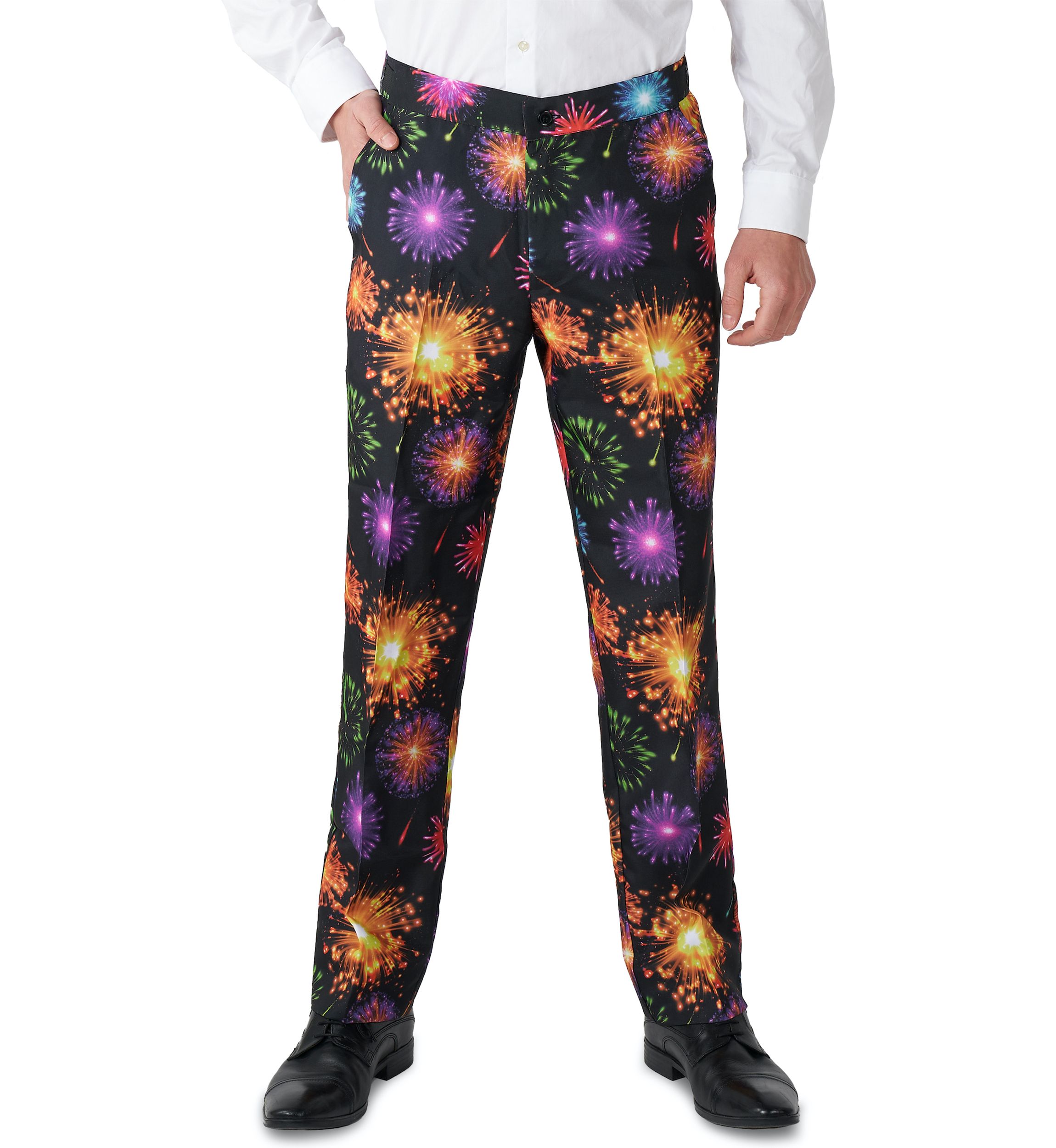 Fireworks Black 2 Piece Suit + Tie