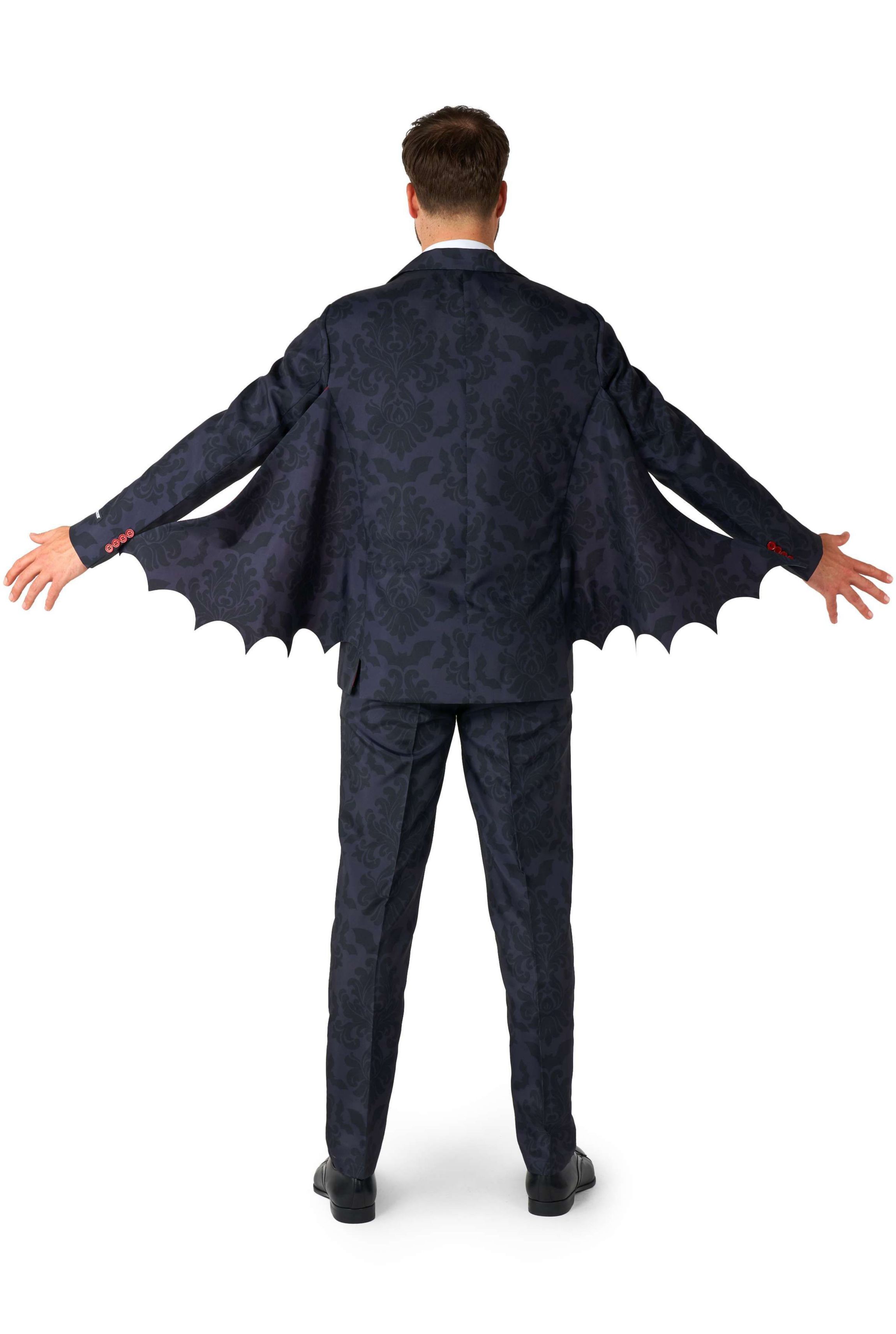 Victorian Vampire Black  2 Piece Suit + Tie