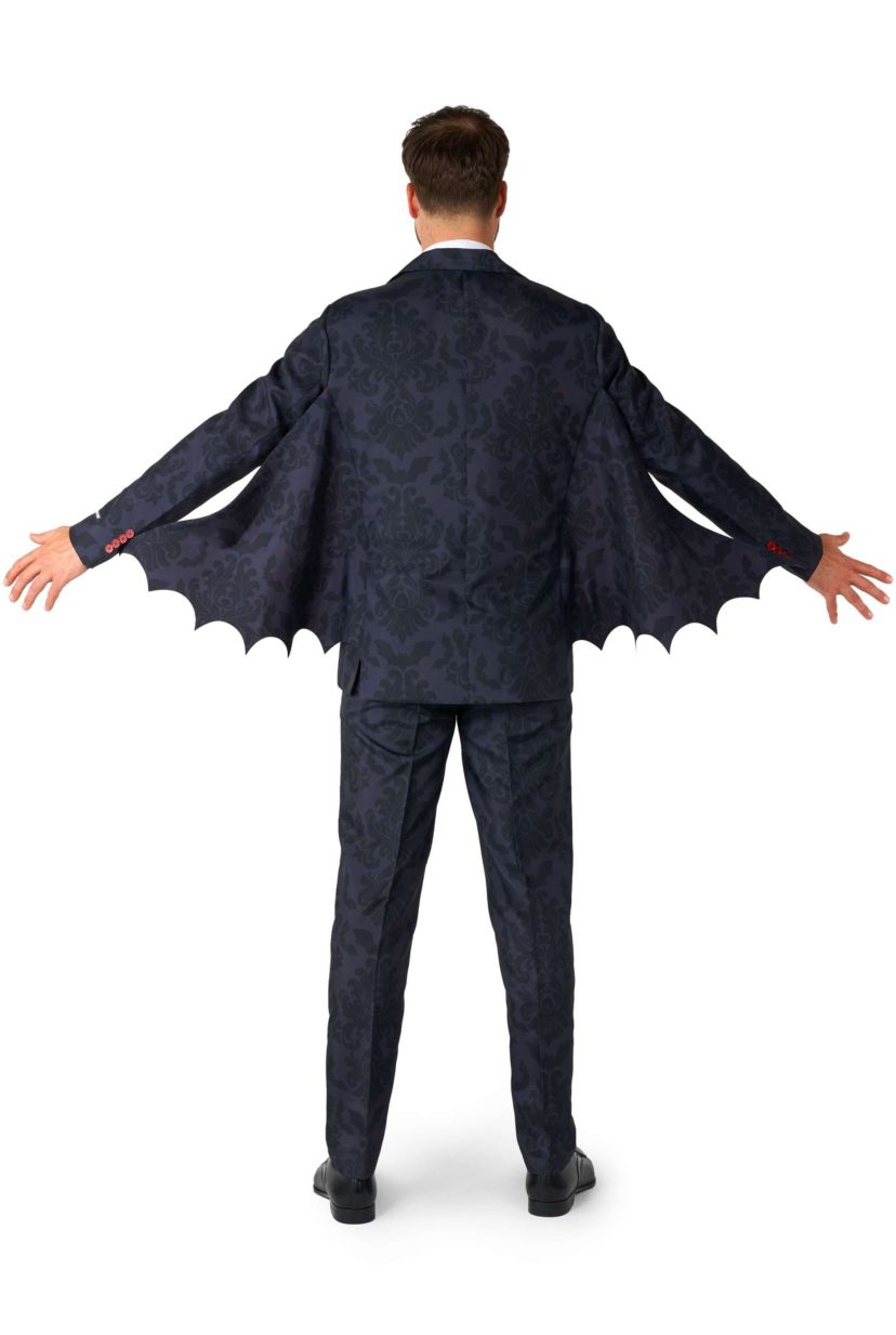 Victorian Vampire Black  2 Piece Suit + Tie