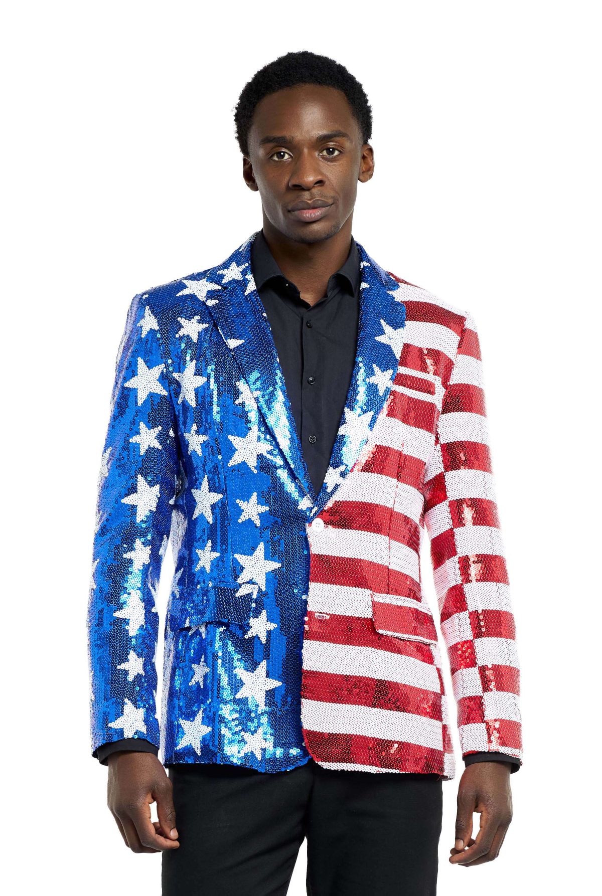 Suitmeister Mens Shiny Party Blazer - Sequins USA