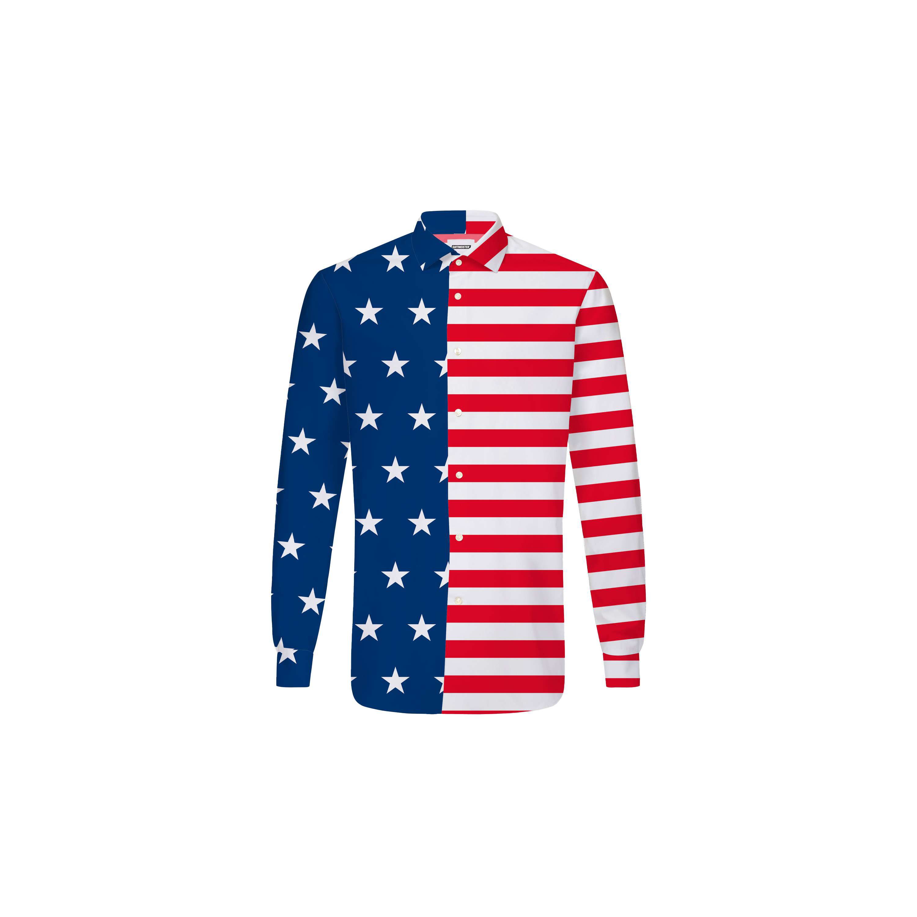 USA Flag Long Sleeve Shirt