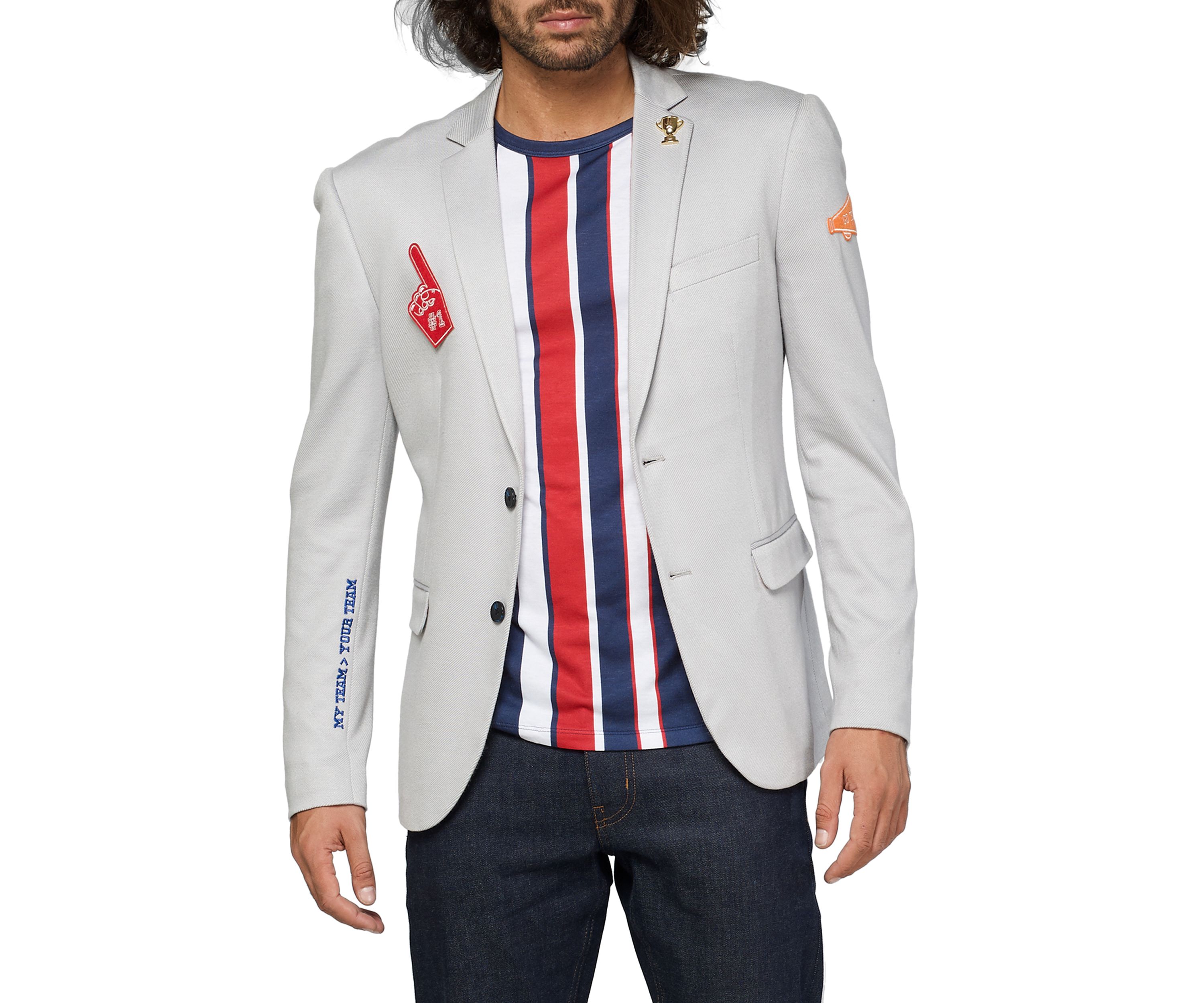 NCAA Iowa State Cyclones Mens Deluxe Blazer  Supportswear Sports Jersey Blazer